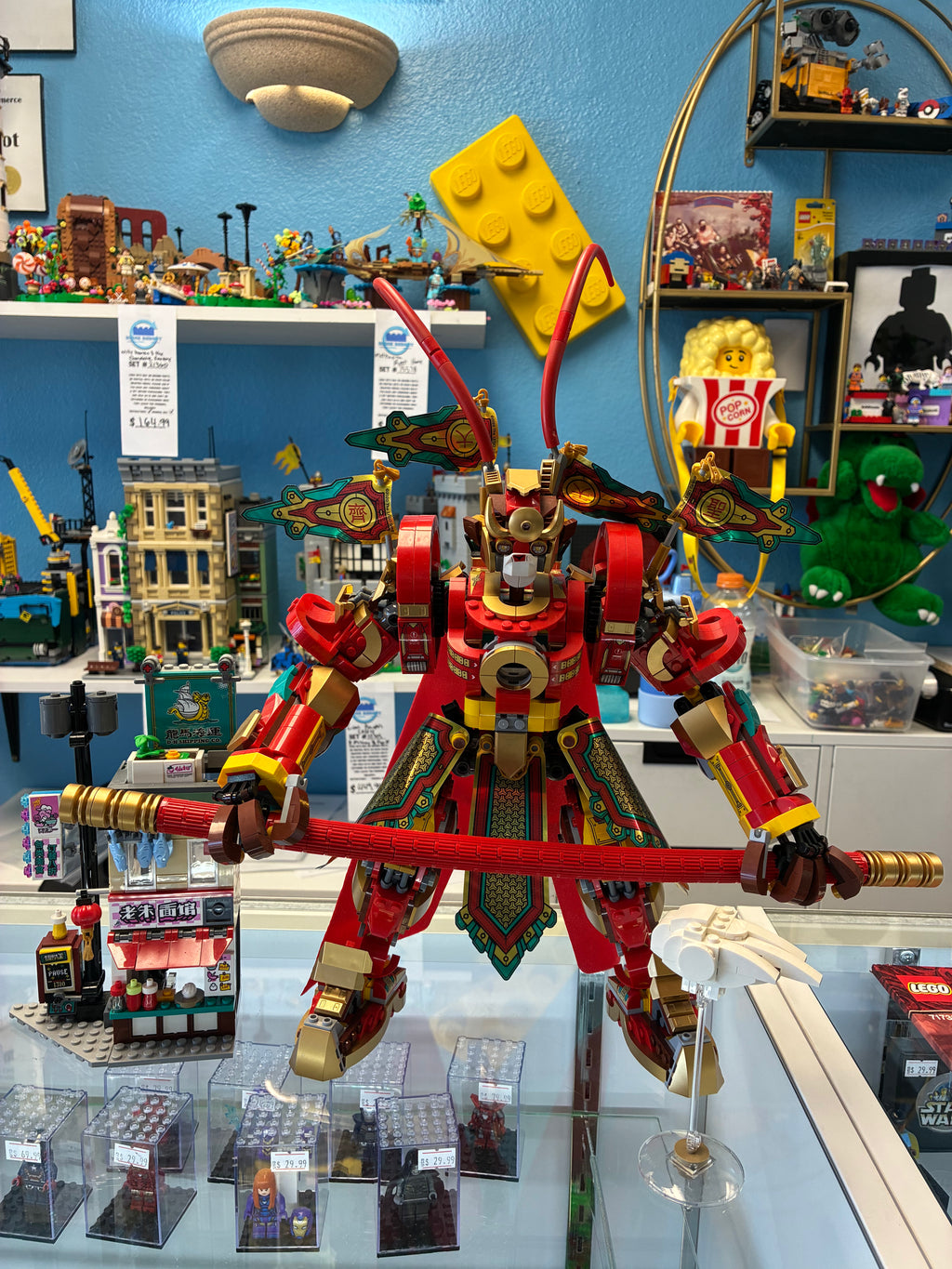 80012 Monkey Kid Warrior Mech *NO FIGS OR SMALL MECH* - Used