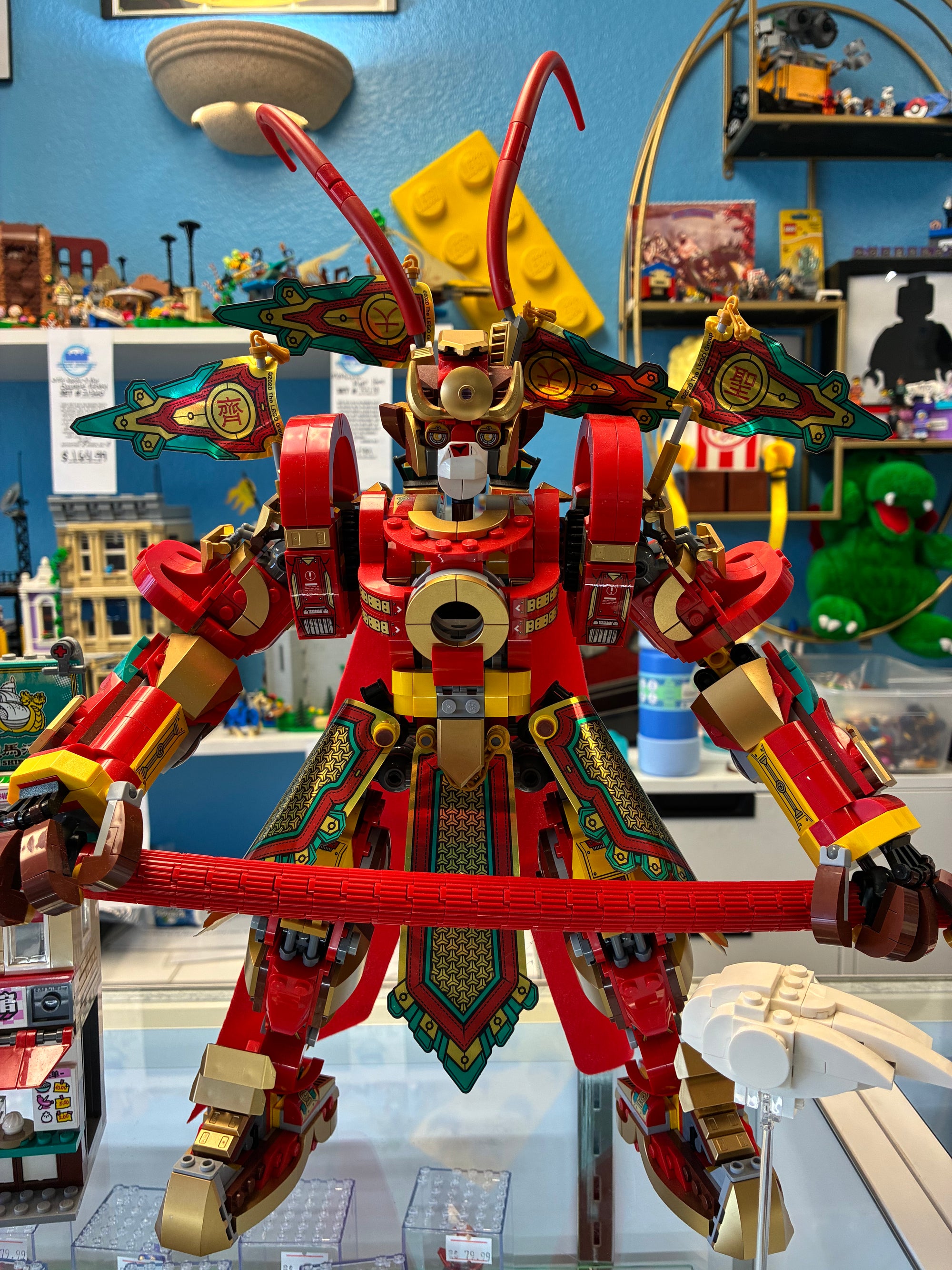 80012 Monkey Kid Warrior Mech *NO FIGS OR SMALL MECH* - Used