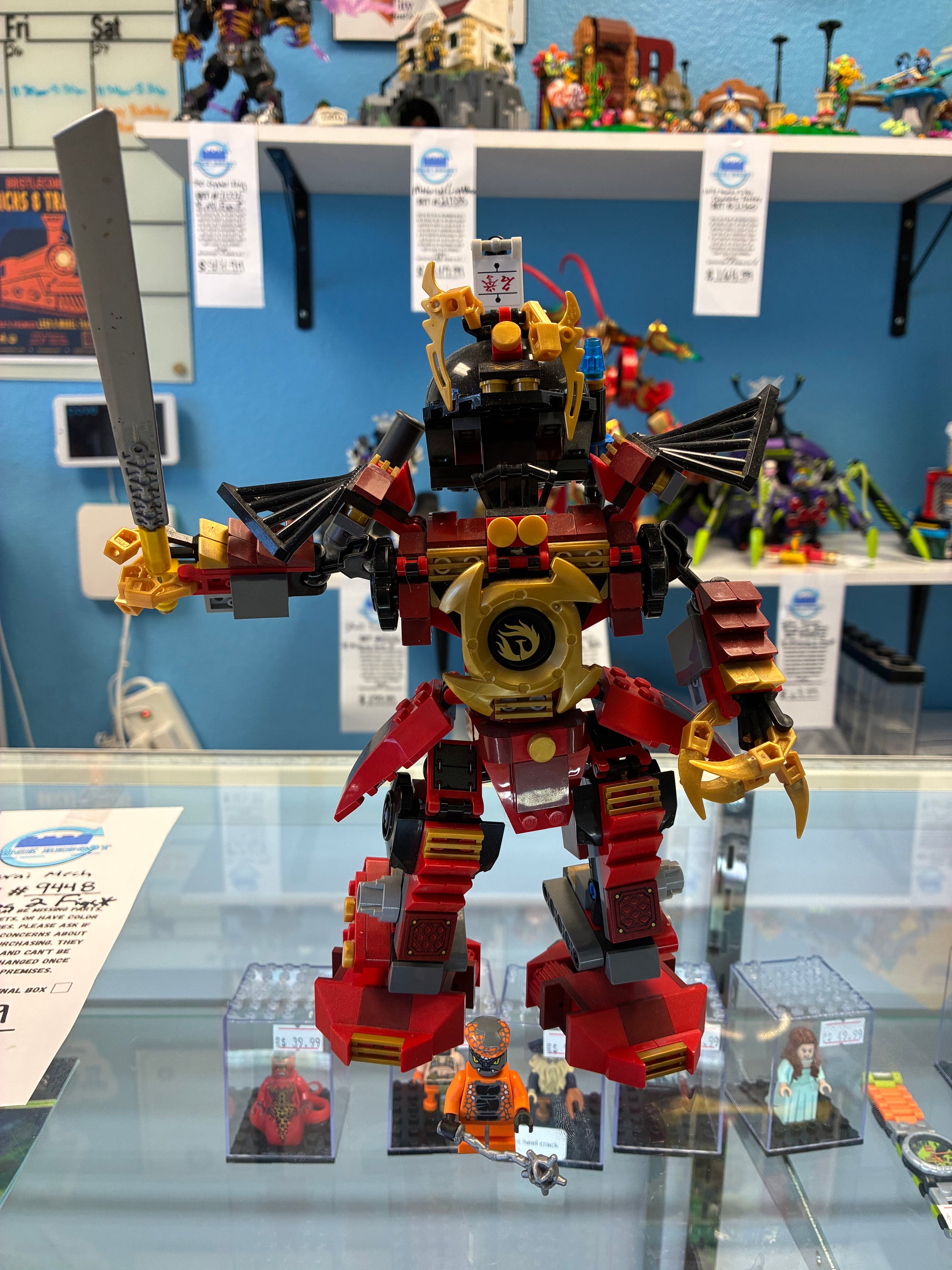 9448 Ninjago Samurai Mech *MISSING 2 FIGS* - Used