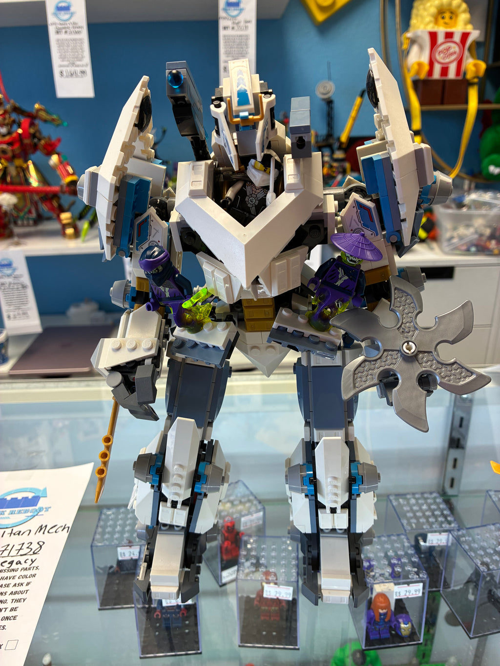 71738 Ninjago Zane’s Titan Mech Battle *MISSING JAY LEGACY* - Used