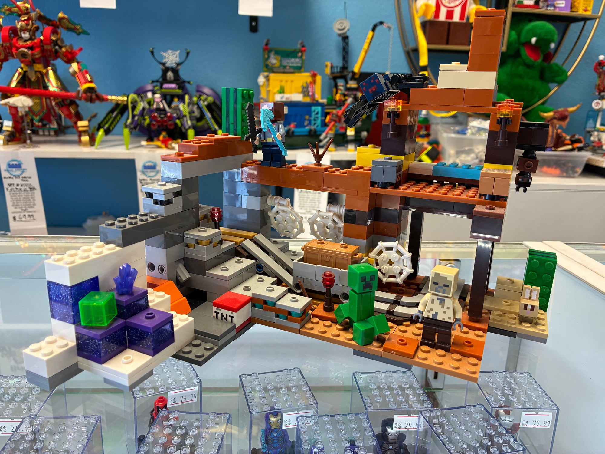 21263 Minecraft The Badlands Mineshaft *MISSING 1 FIG* - Used