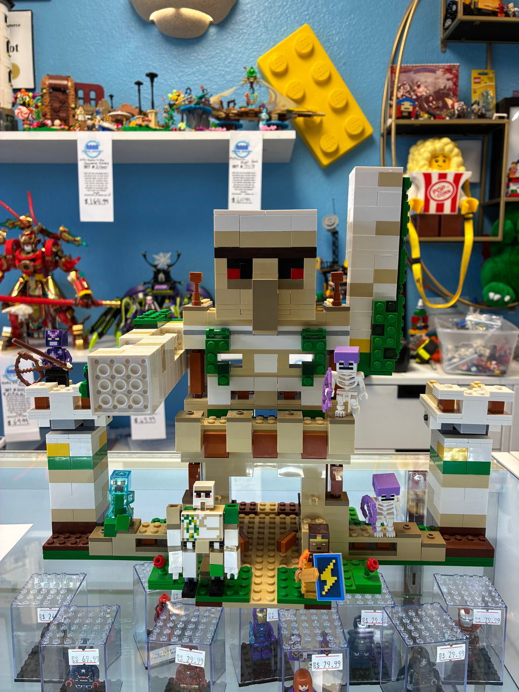 21250 Minecraft The Iron Golm Fortress *MISSING 2 MINIFIGS* - USED
