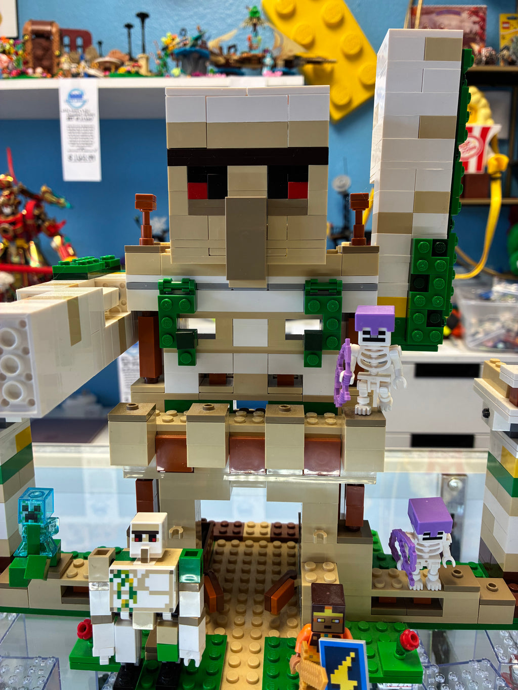 21250 Minecraft The Iron Golm Fortress *MISSING 2 MINIFIGS* - USED