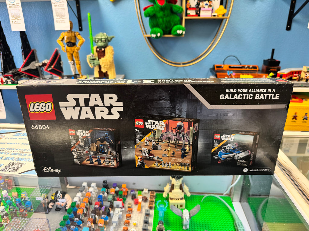 66804 Star Wars The Clone Wars & The Mandalorian 3 in 1 Adventure Gift Set - Sealed