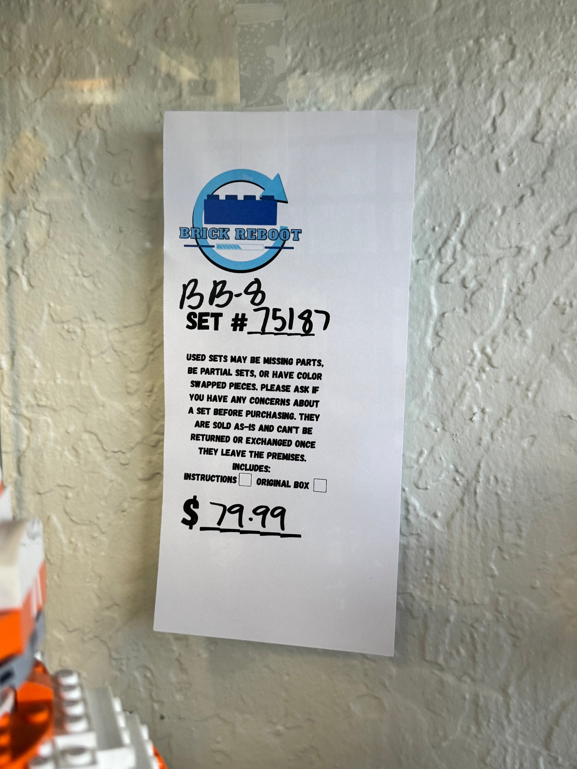 75187 BB-8 Figure - Used