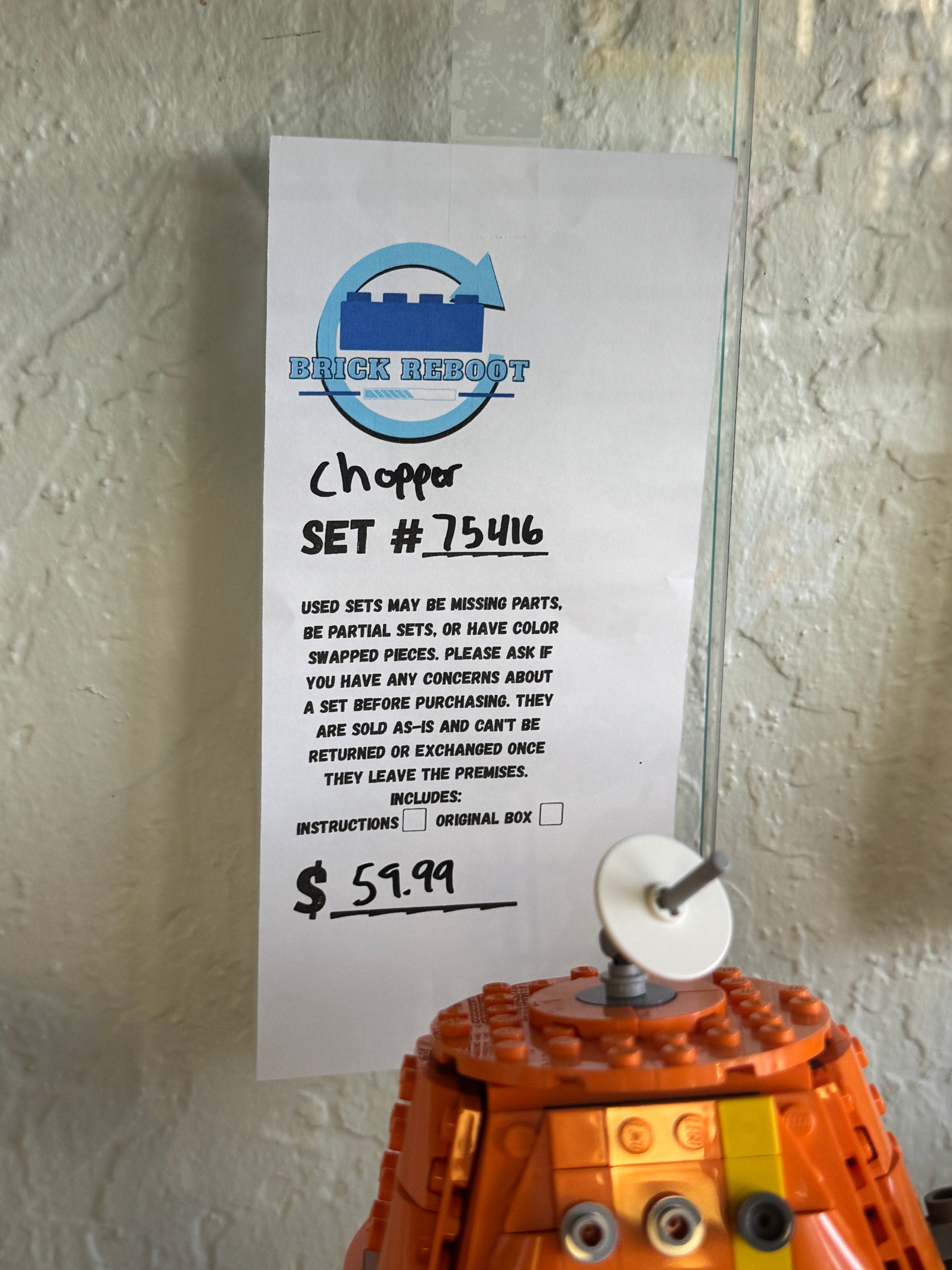 75416 Chopper Buildable Figure - Used