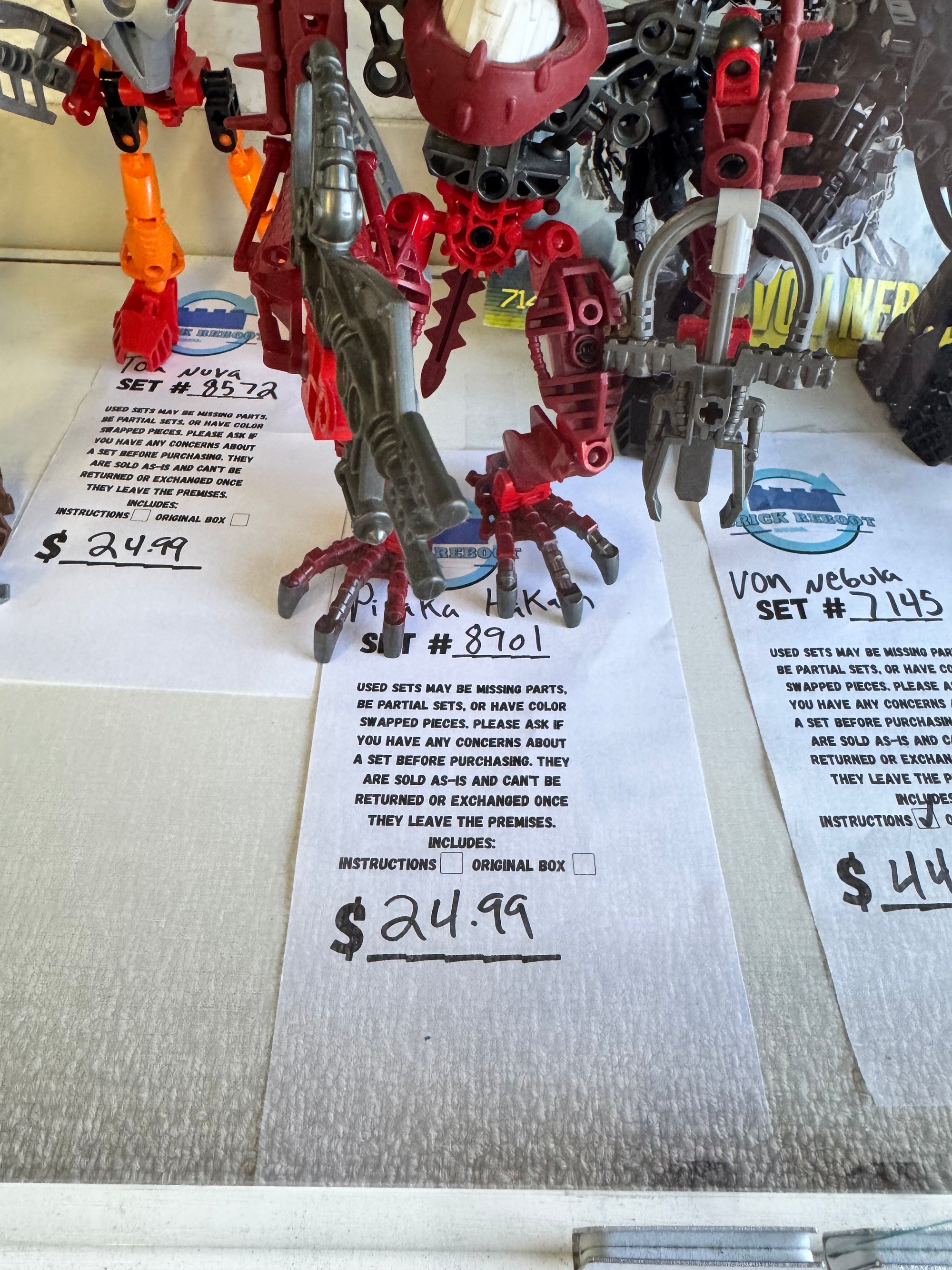 8901 Piraka Hakan Bionicle - Used