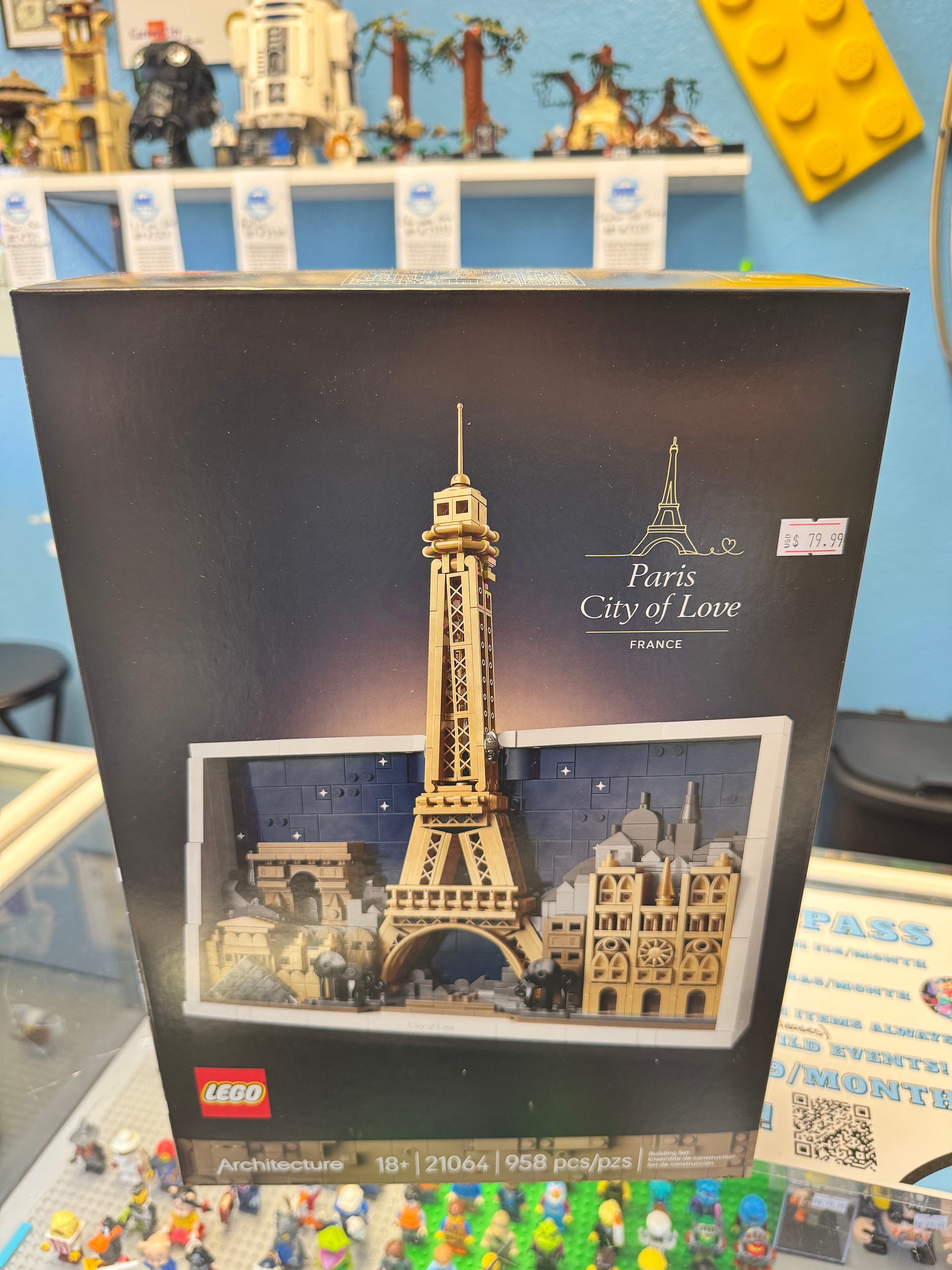 21064 Paris City Of Love France Architecture Sealed
