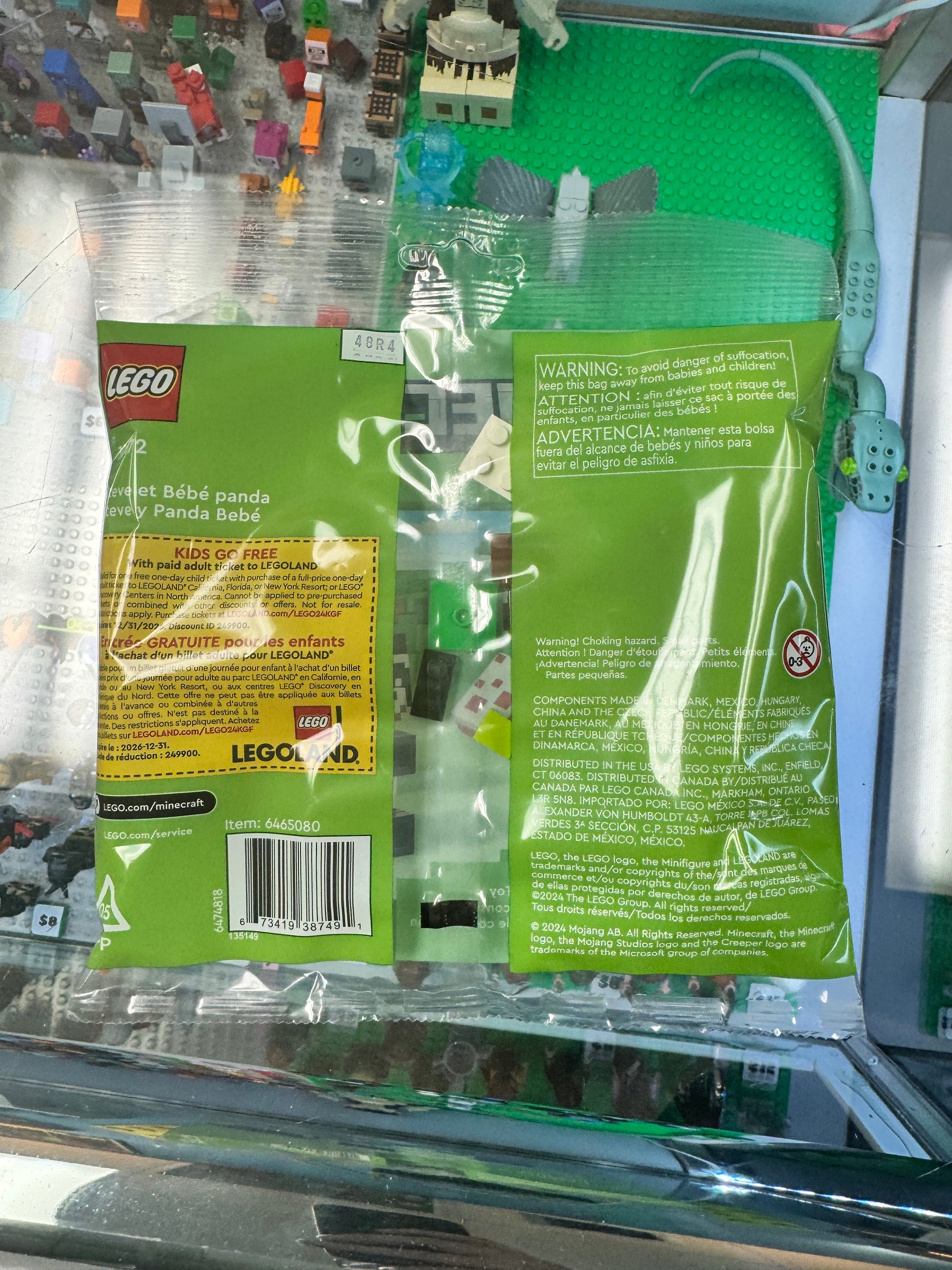 30672 Steve and Baby Panda Minecraft Poly bag - Sealed