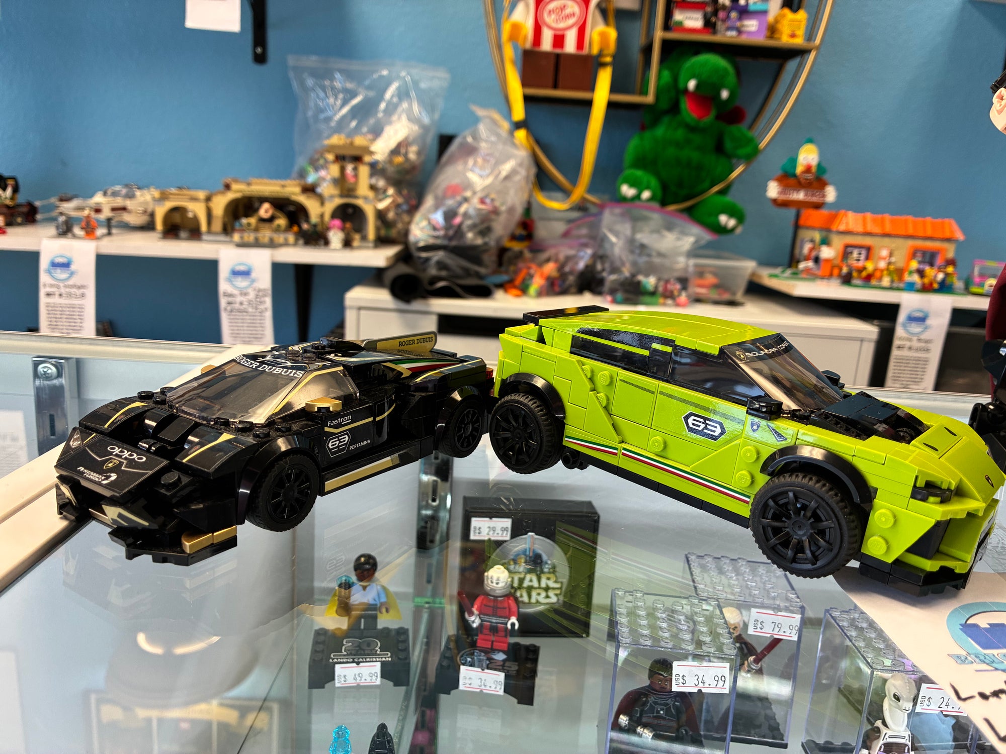 76899 Speed Champions Lamborghini Urus ST-X & Lamborghini Huracan *NO FIGS, HURACAN INCOMPLETE* - Used
