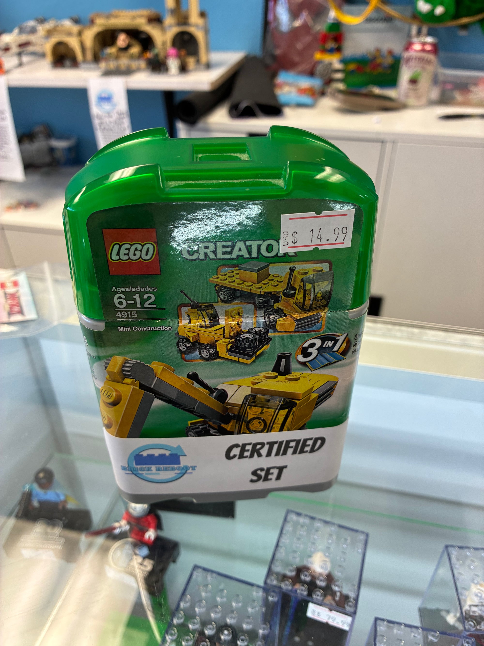 4915 Creator 3-in-1 Mini Construction Vehicles - Certified