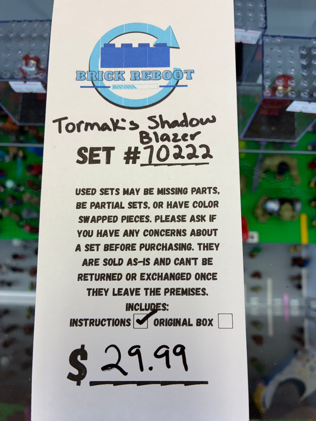 70222 Chima Tormak’s Shadow Blazer - Used