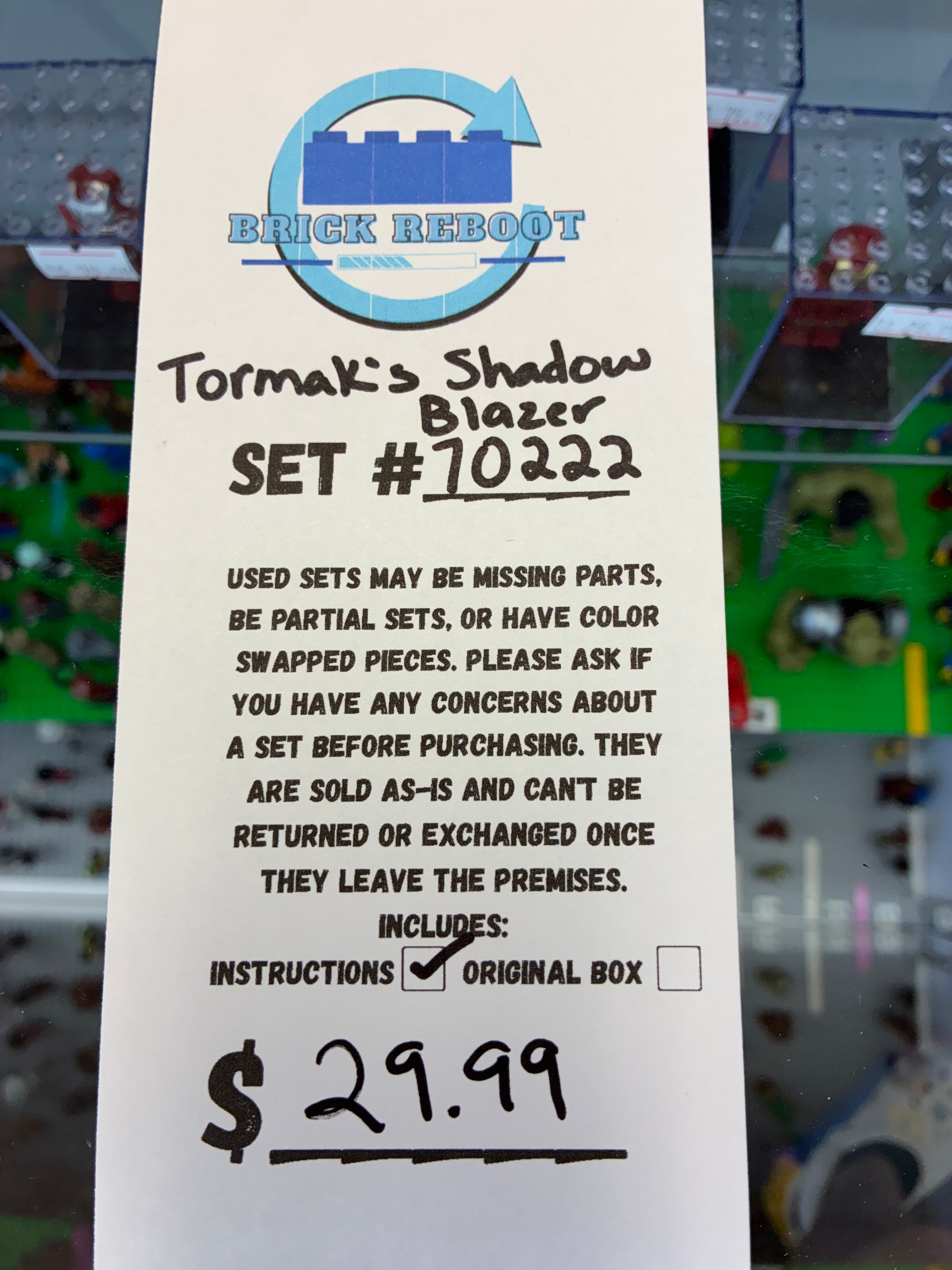 70222 Chima Tormak’s Shadow Blazer - Used