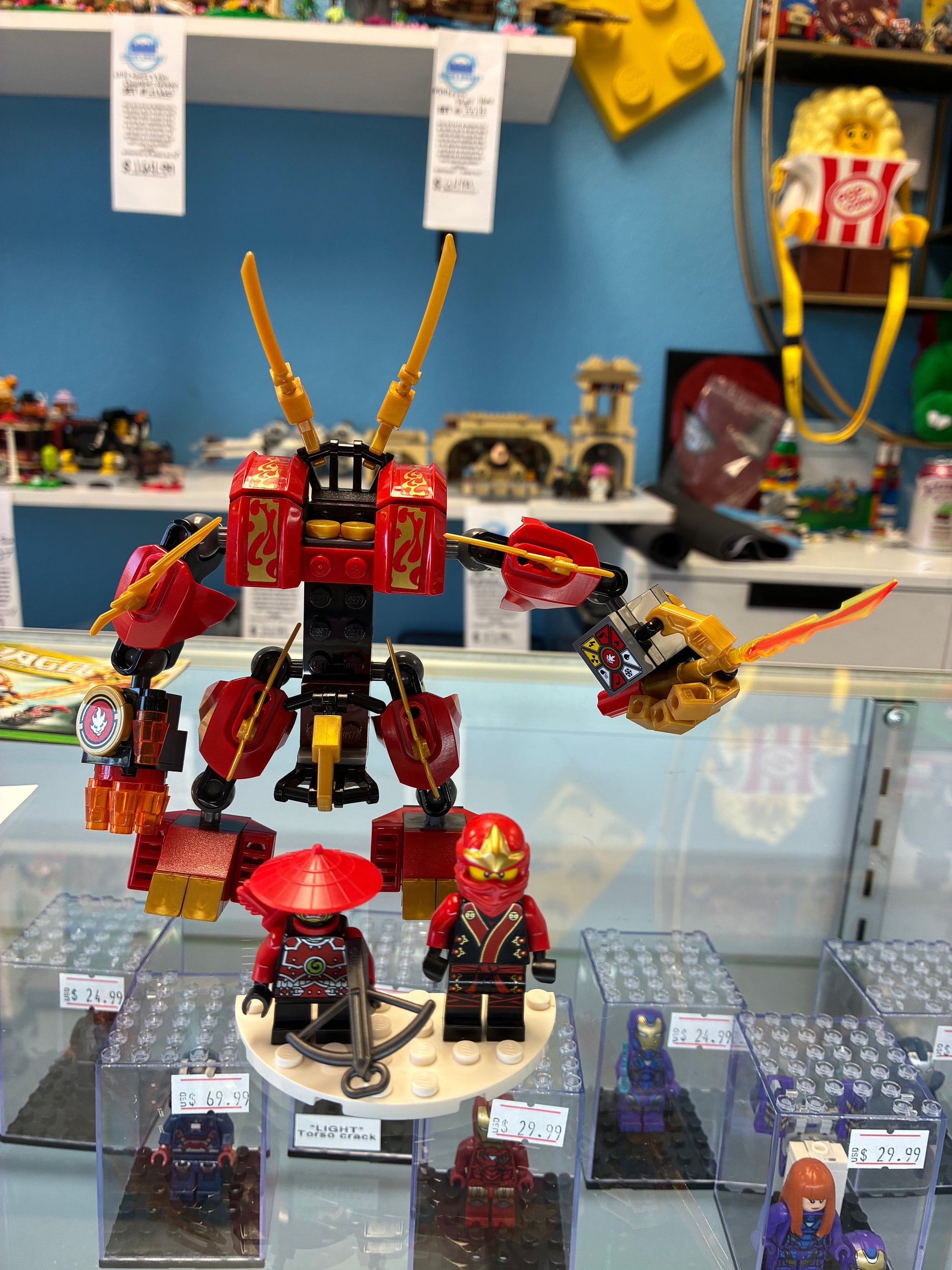 70500 Ninjago Kai’s Fire Mech - Used
