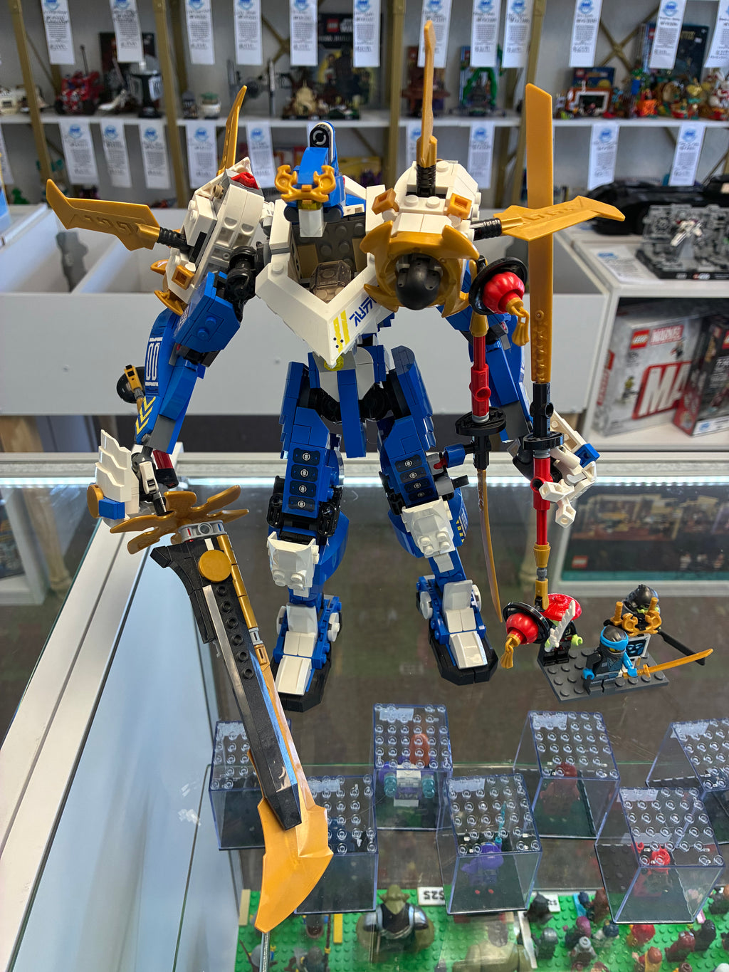 71785 Jay’s Titan Mech *MISSING 2 FIGS & SIDE BUILD* - Used