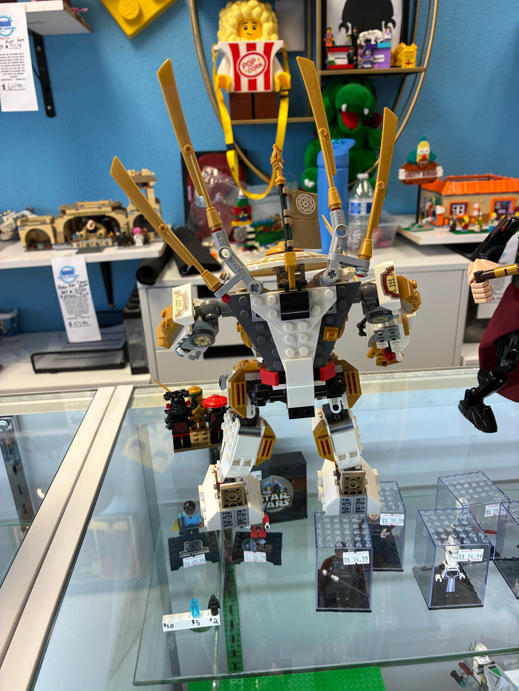 71702 Golden Mech *MISSING SENSEI WU* - Used