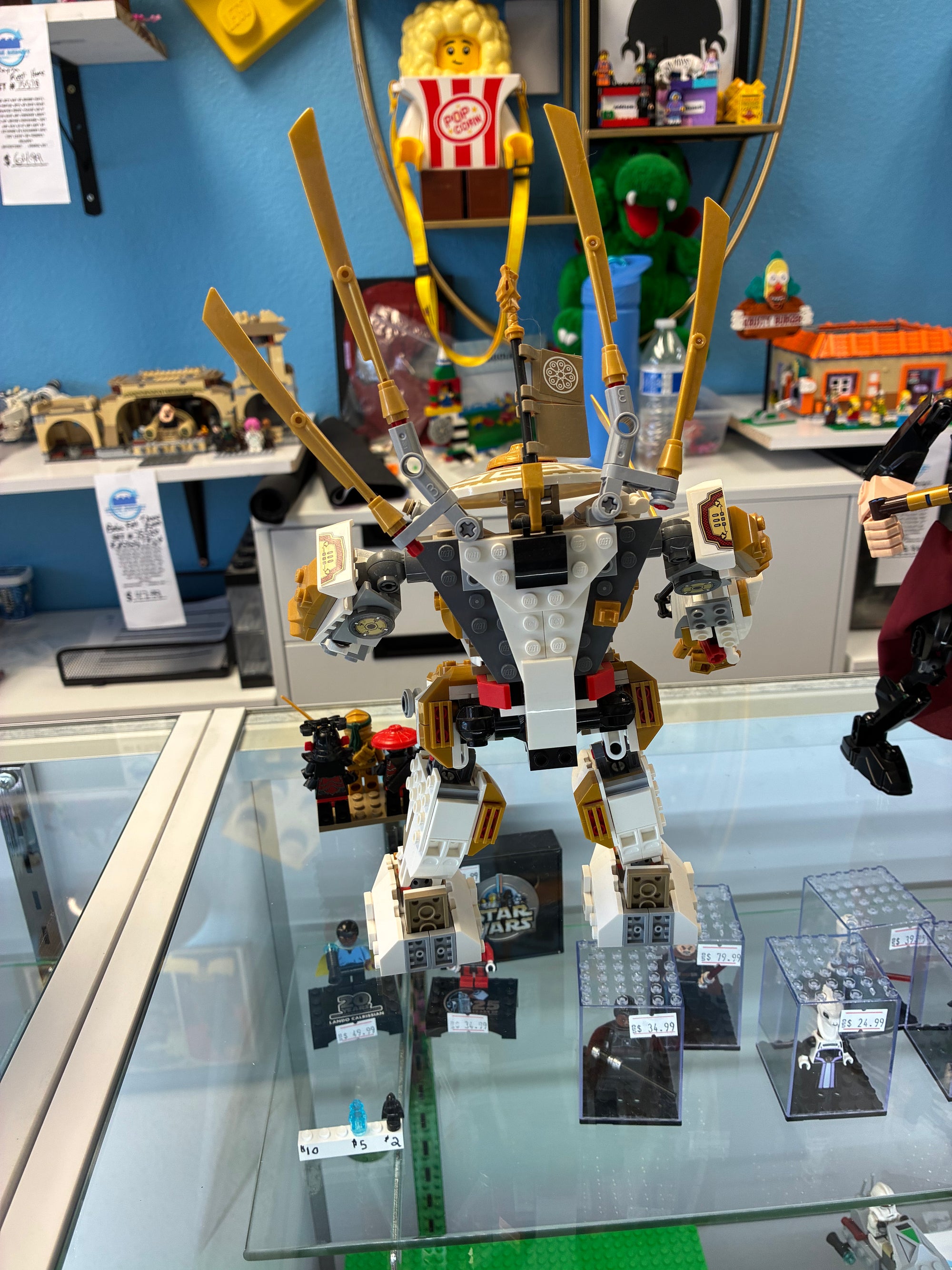 71702 Golden Mech *MISSING SENSEI WU* - Used