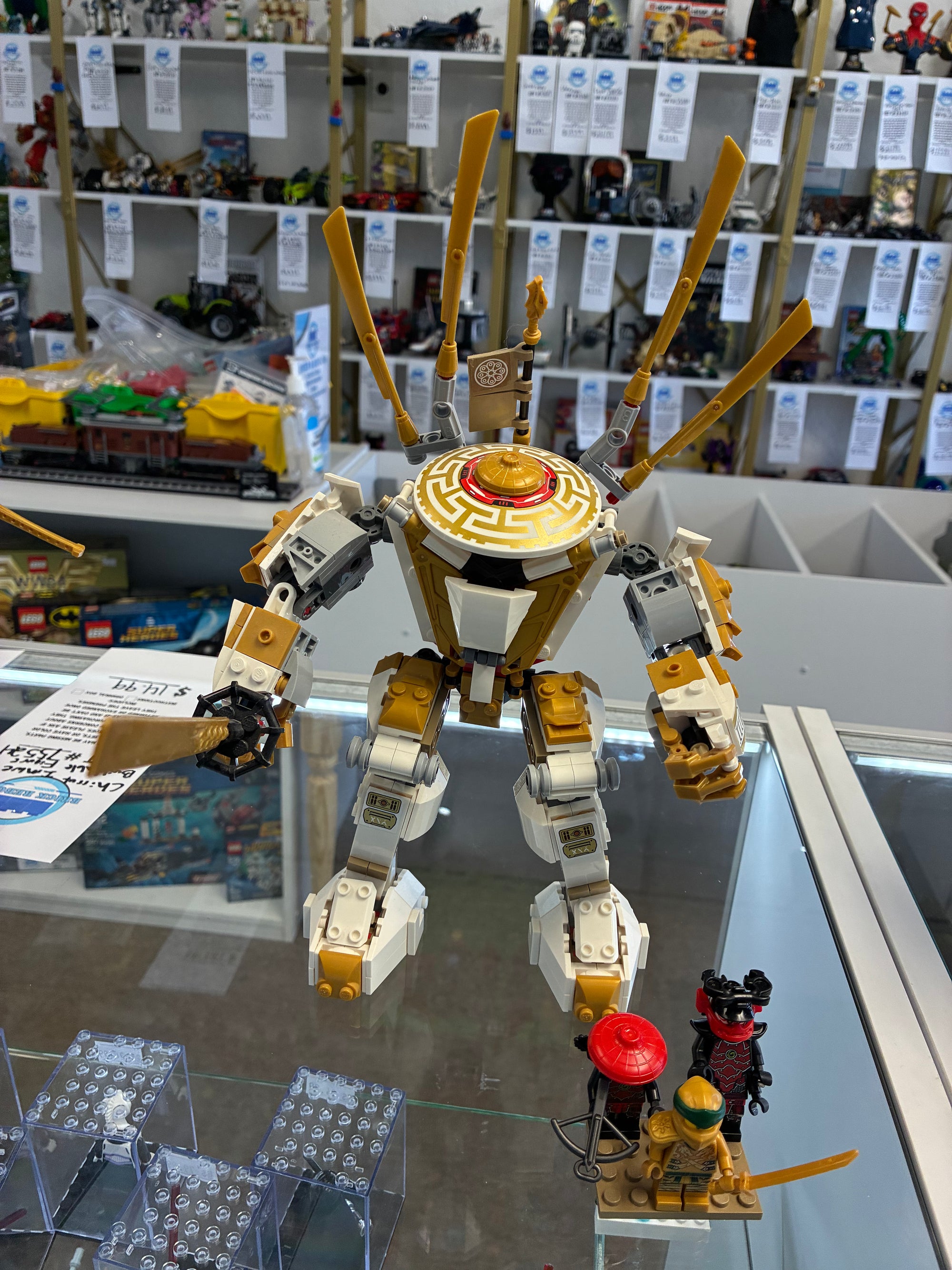 71702 Golden Mech *MISSING SENSEI WU* - Used