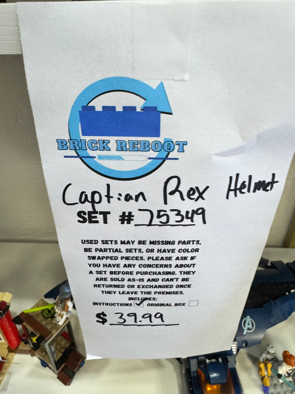 75349 Captain Rex Helmet - Used