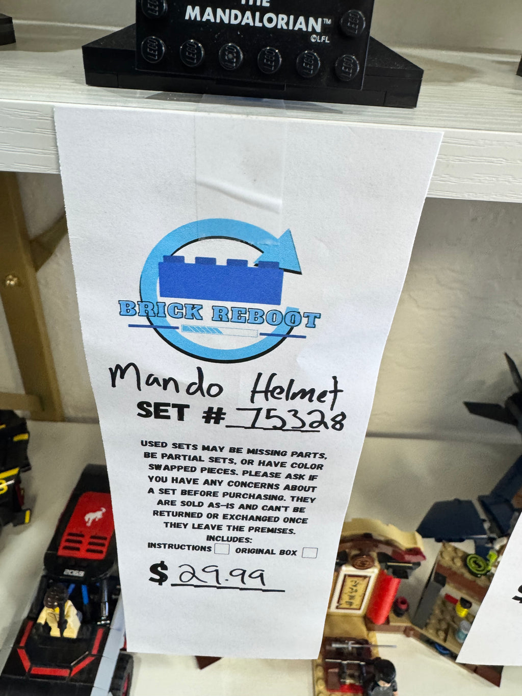 75328 The MANDALORIAN Helmet - Used