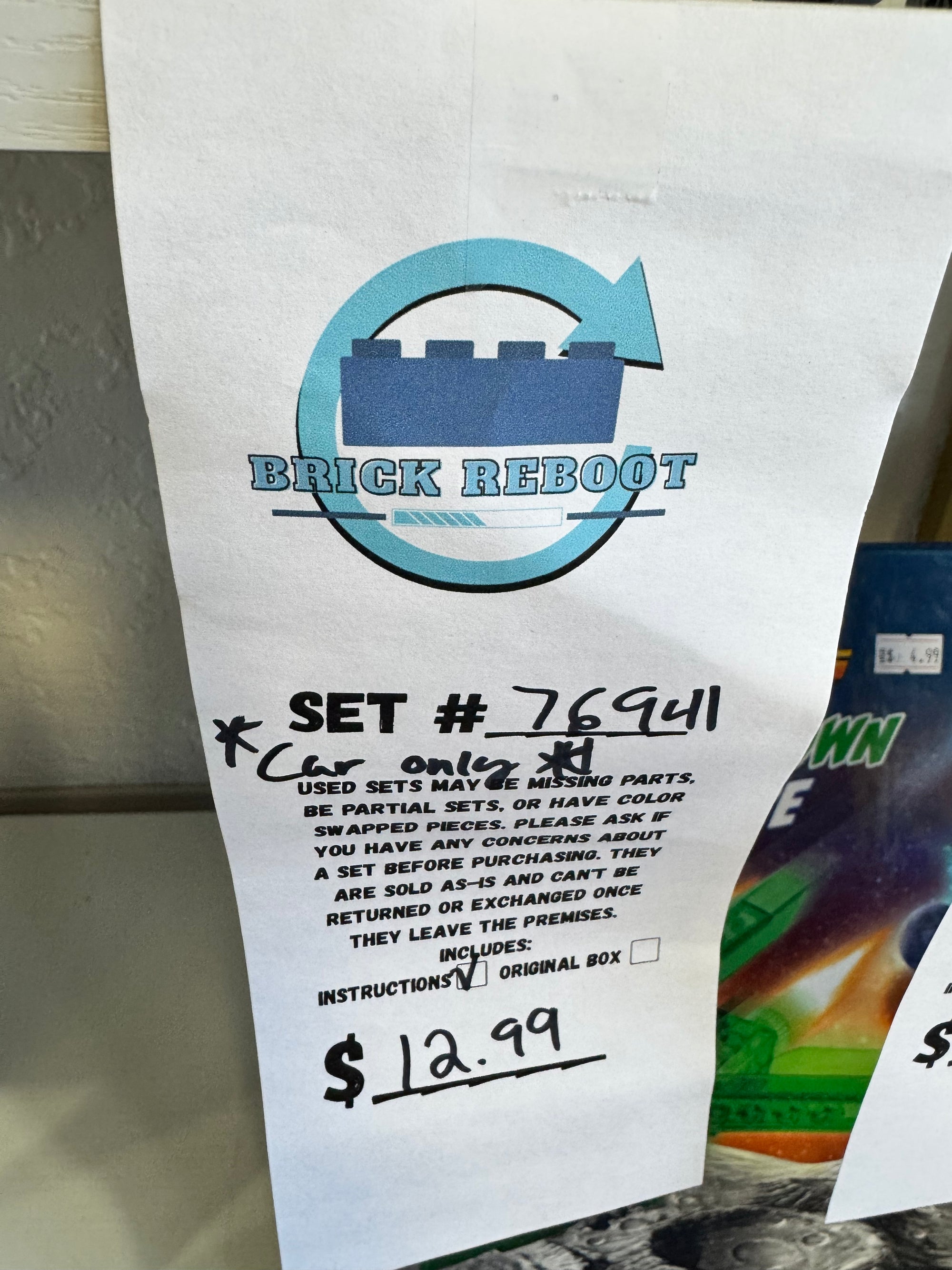 76941 Jurassic Park *CAR ONLY*