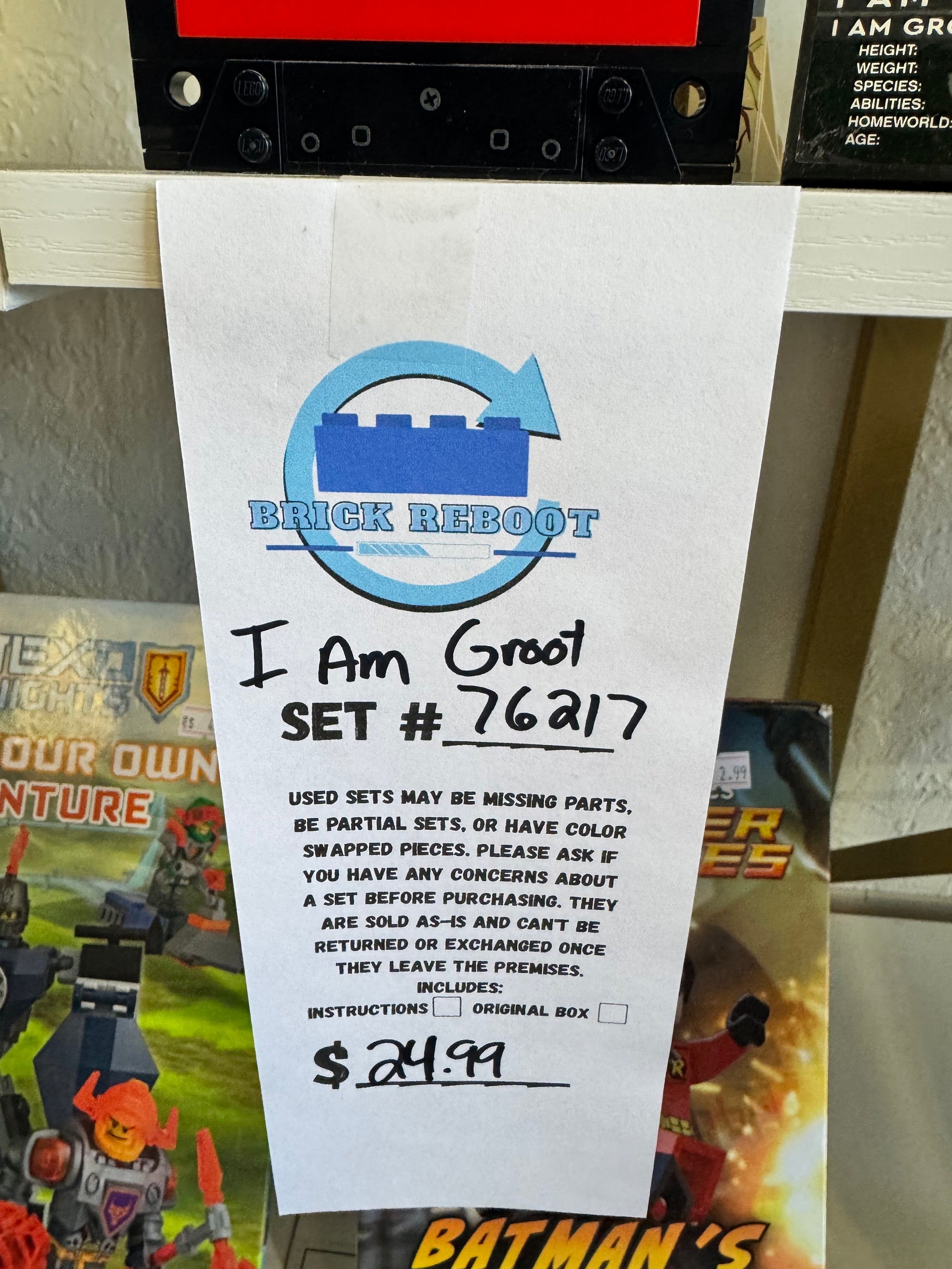 76217 I am Groot - Used