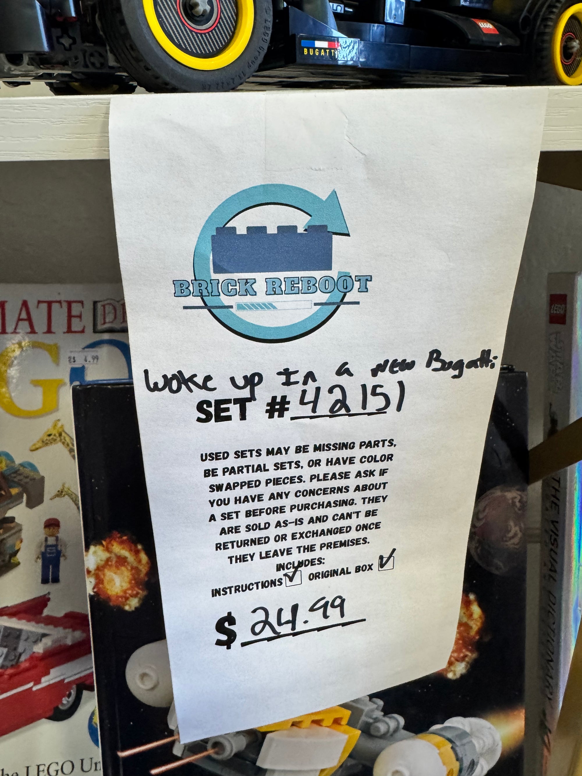 42151 Technic Bugatti - Used