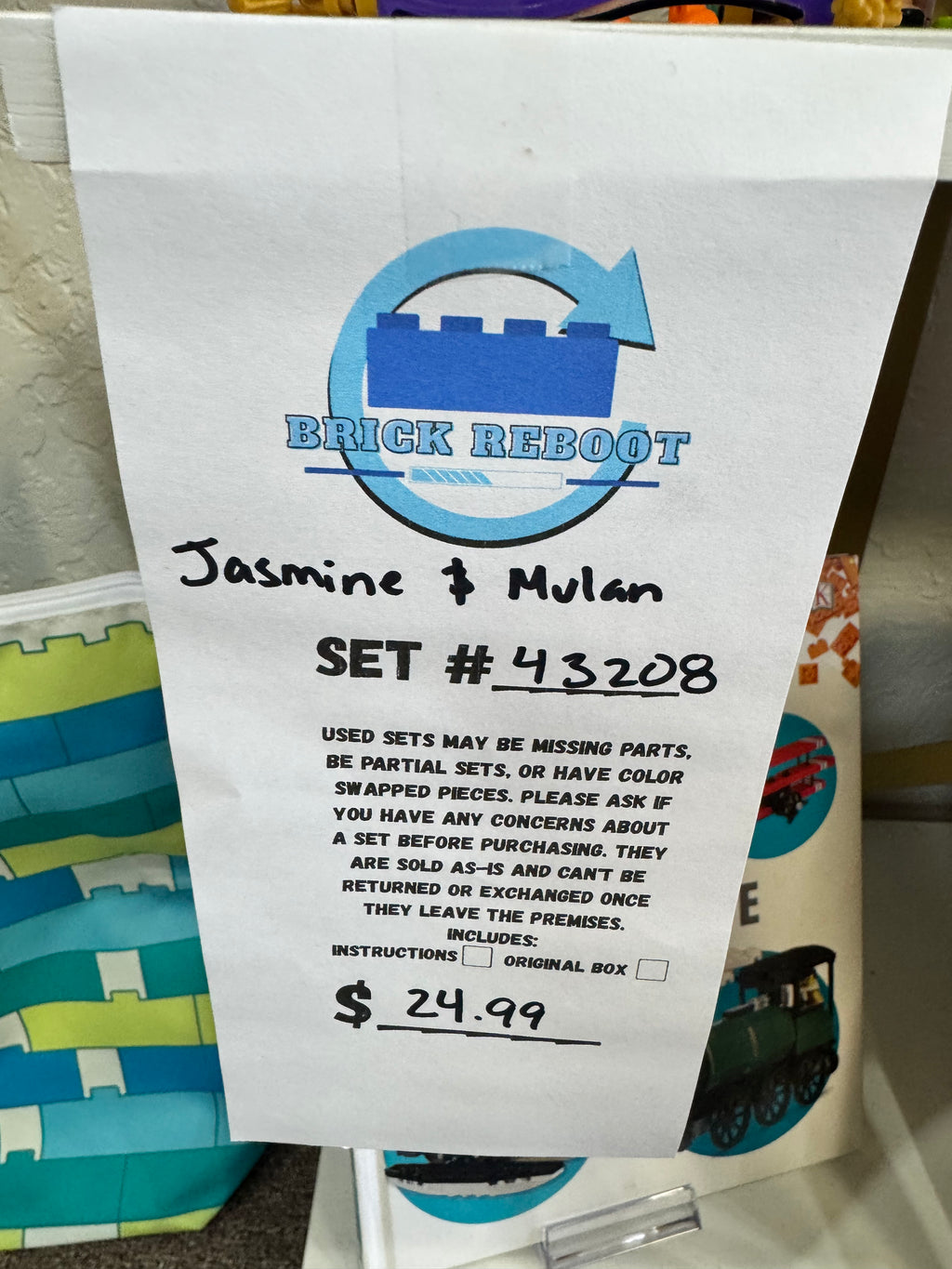 43208 Jasmine & Mulan - Used