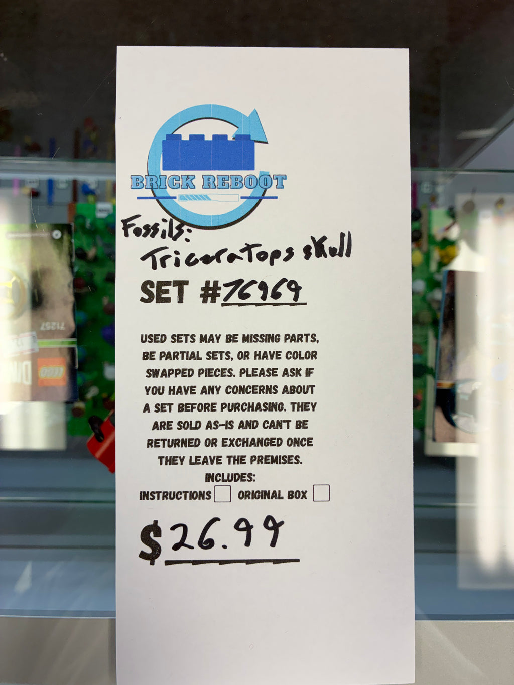76969 Dinosaur Fossils: Triceratops - Used