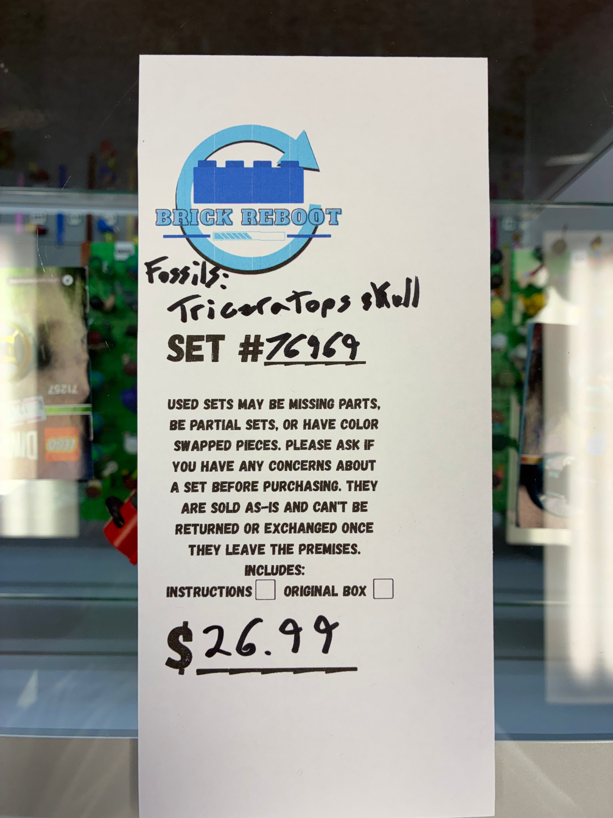 76969 Dinosaur Fossils: Triceratops - Used