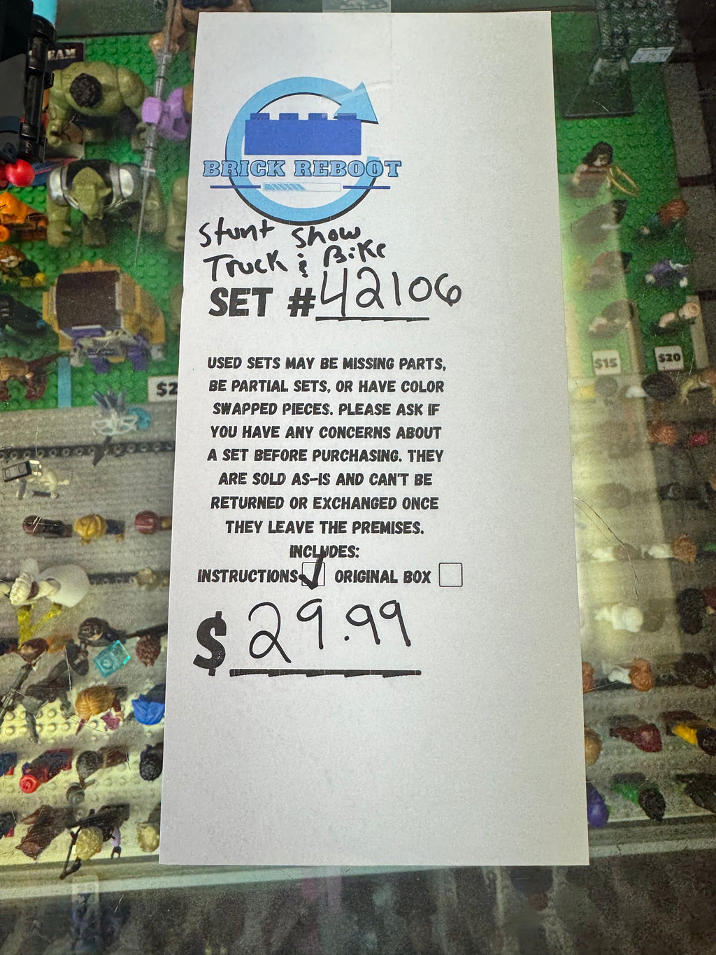 42106 Stunt Show Truck & Bike