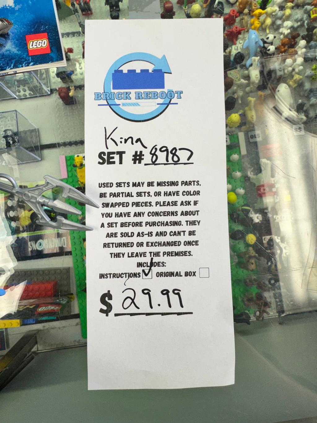 8987 Kina Bionicle - Used
