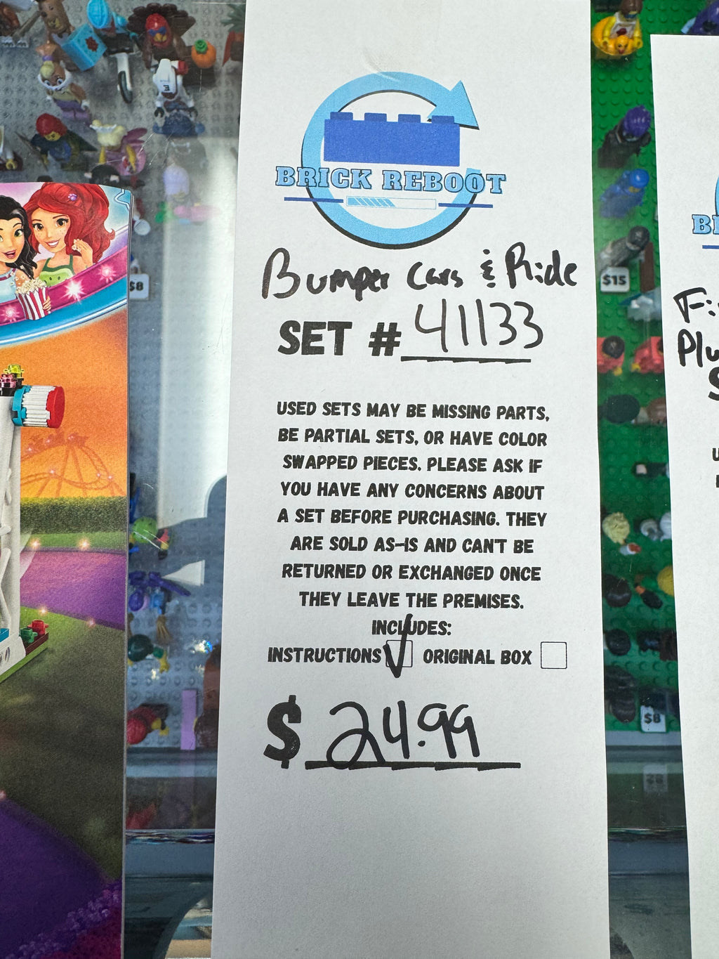 41133 Friends Bumper Cars & ride - used