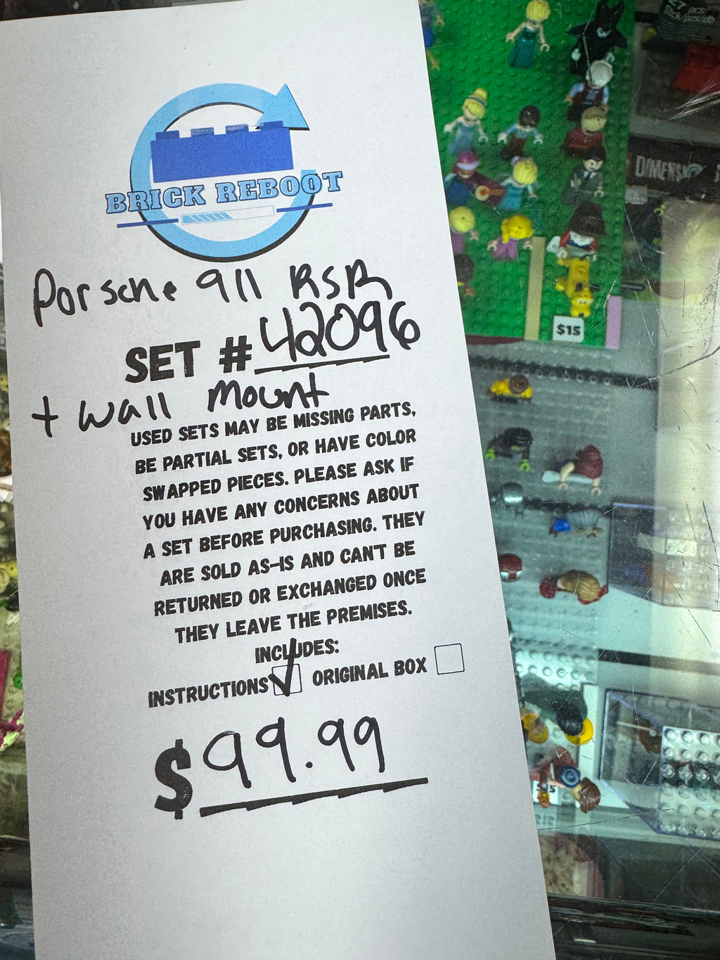 42096 Porsche 911 RSR plus wall mount - Used