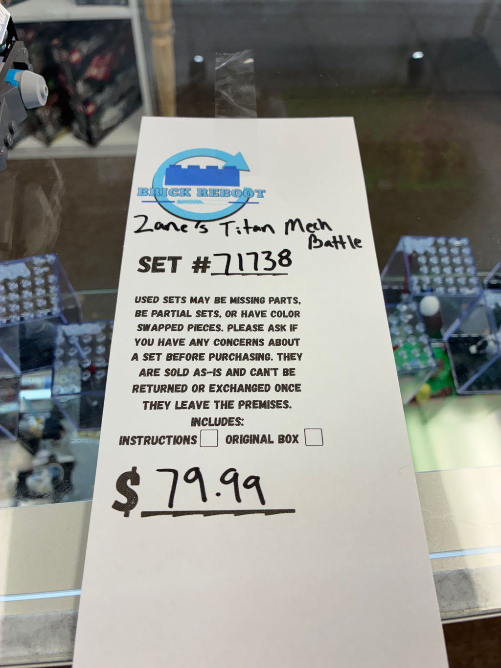 71738 Ninjago Zane’s Titan Mech Battle - Used