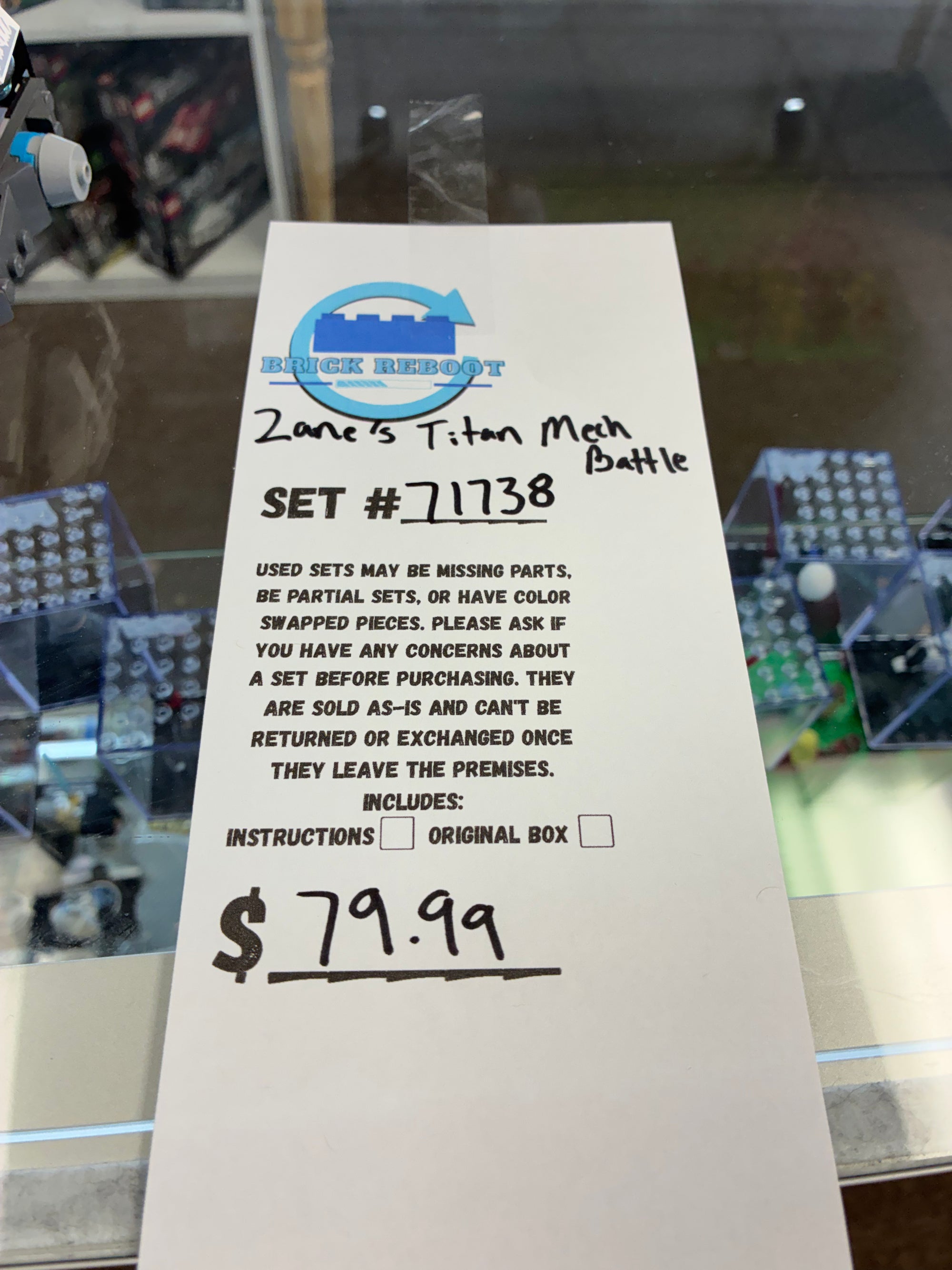 71738 Ninjago Zane’s Titan Mech Battle - Used