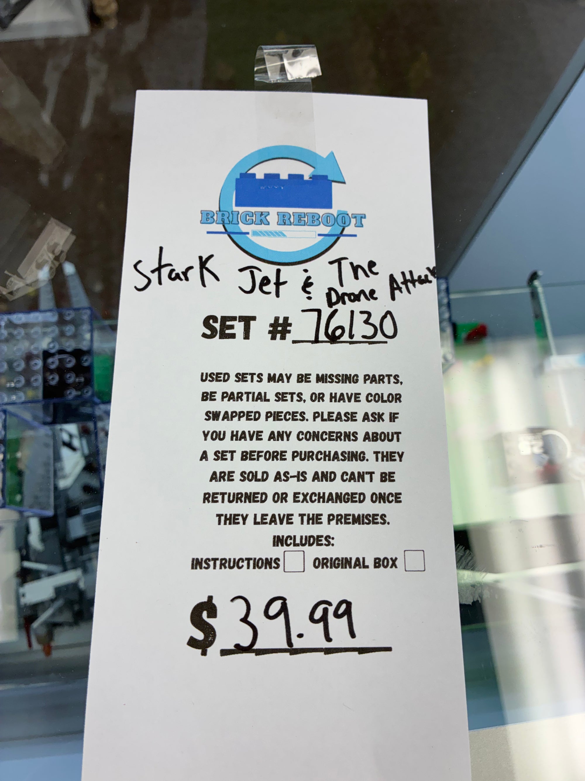 76130 Advantages Stark Jet & The Drone Attack - Used