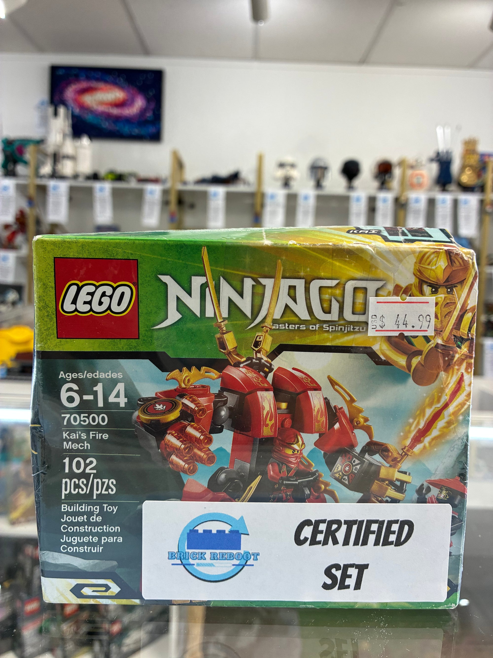 70500 Ninjago Kai’s Fire Mech - Certified
