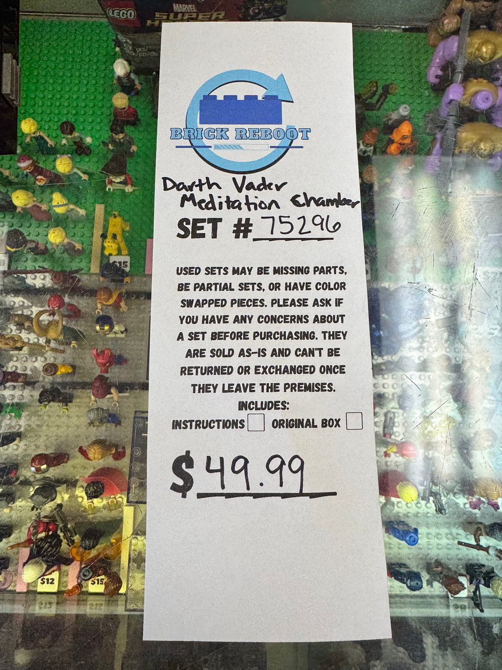75296 Darth Vaders Meditation Chamber - Used