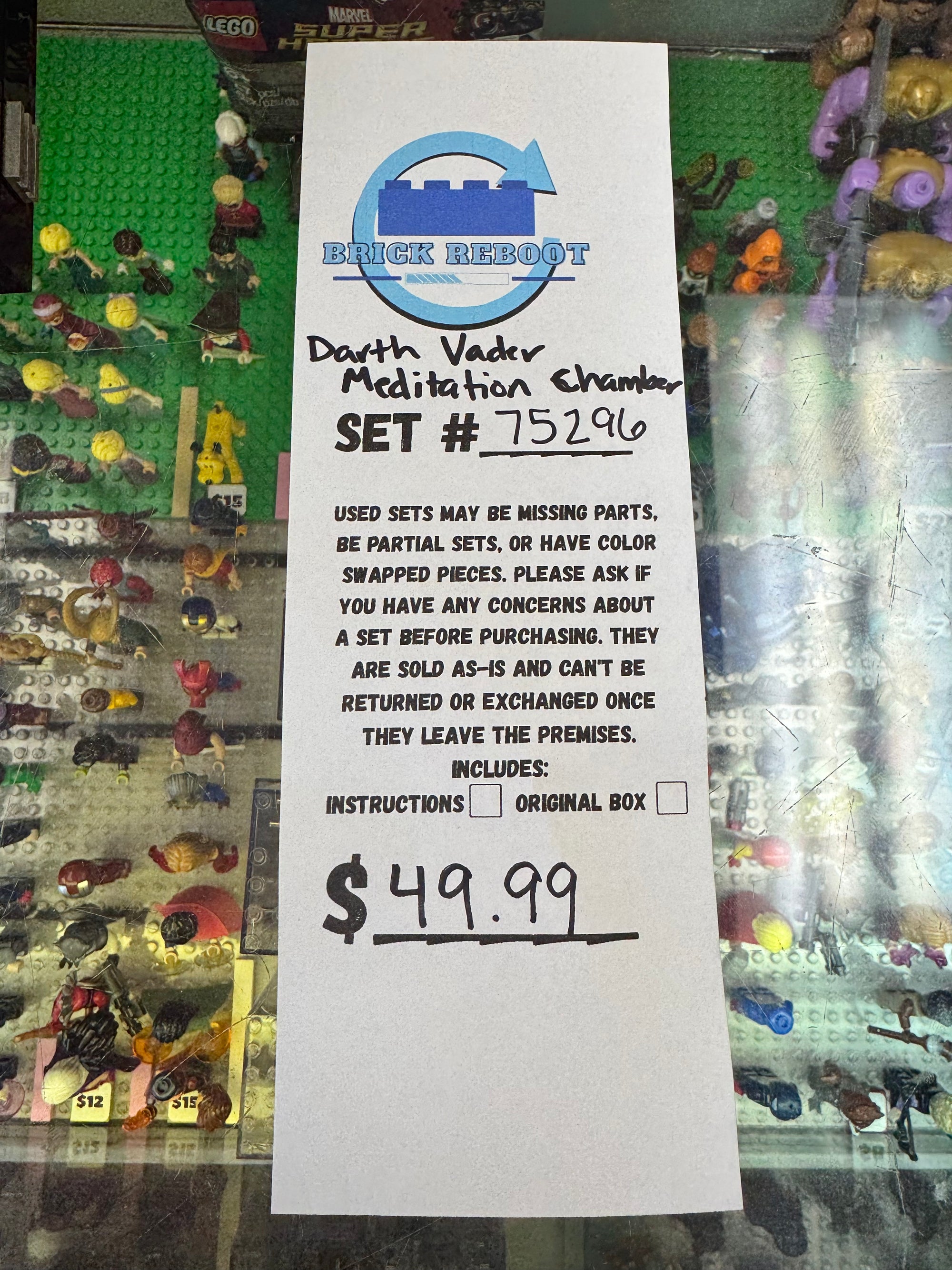 75296 Darth Vaders Meditation Chamber - Used