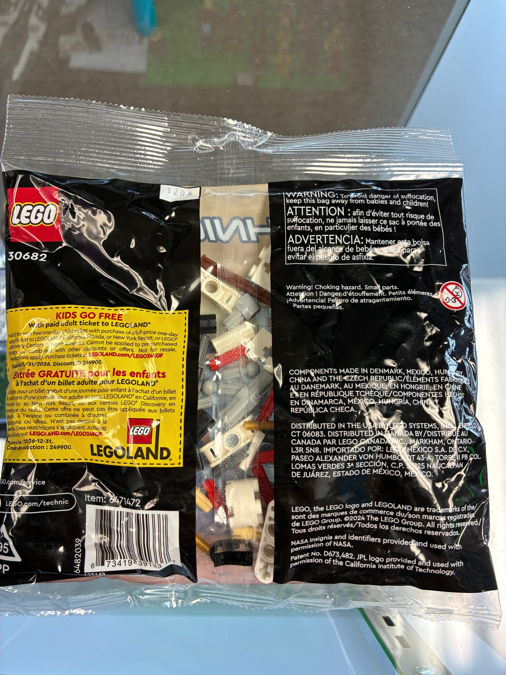 30682 Technic NASA Mars Rover Perseverance Polybag - Sealed