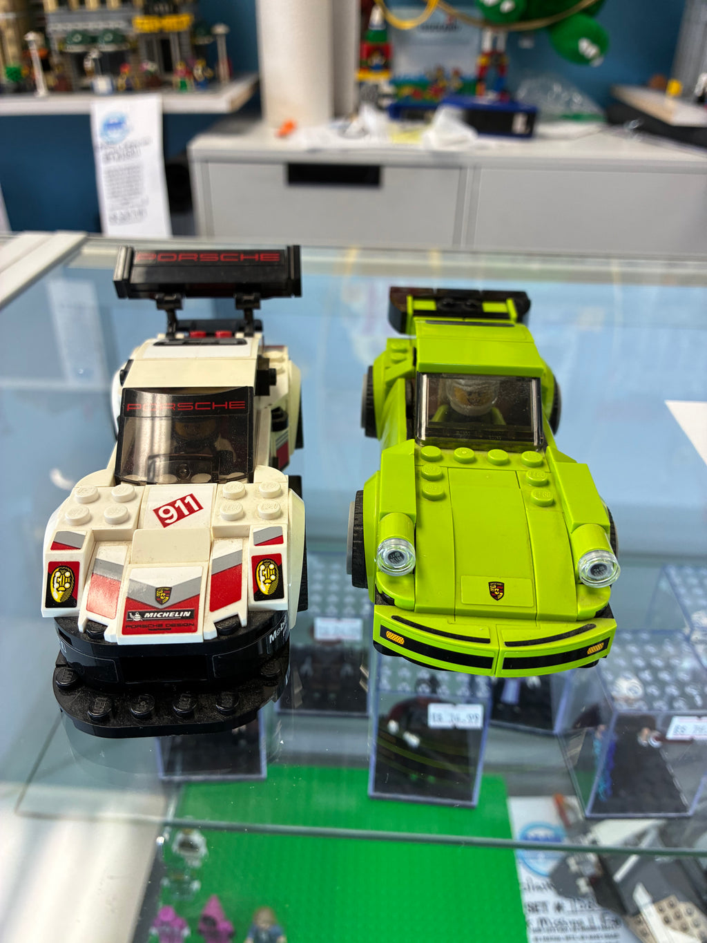 75888 Speed Champions Porsche 911 RSR & 911 Turbo 3.0 *MISSING SIDE BUILDS* - Used