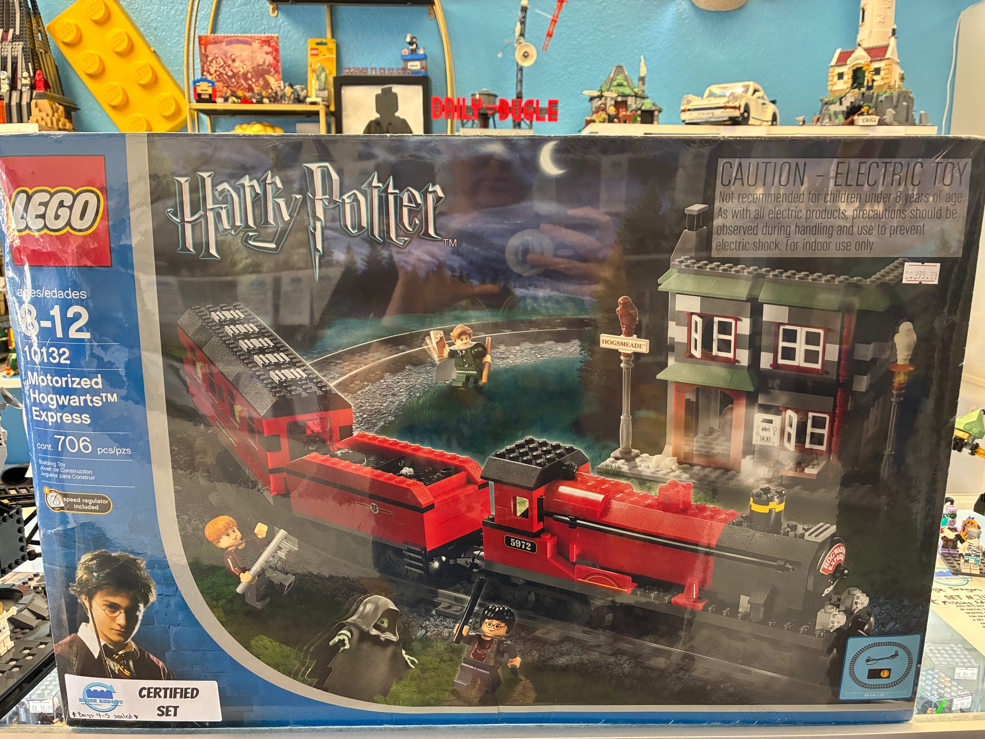 10132 Harry Potter Motorized Hogwarts Express *BAGS 4-5 Sealed* - Certified