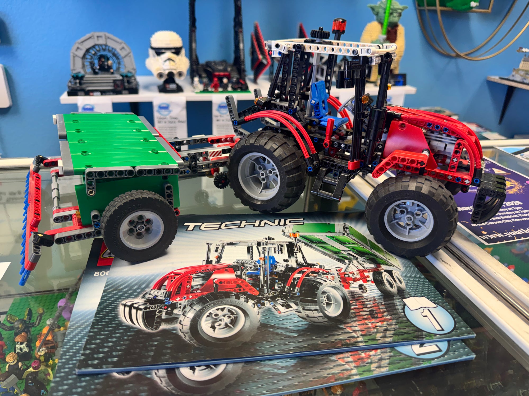 8063 Technic Tractor with MOC trailer - Used