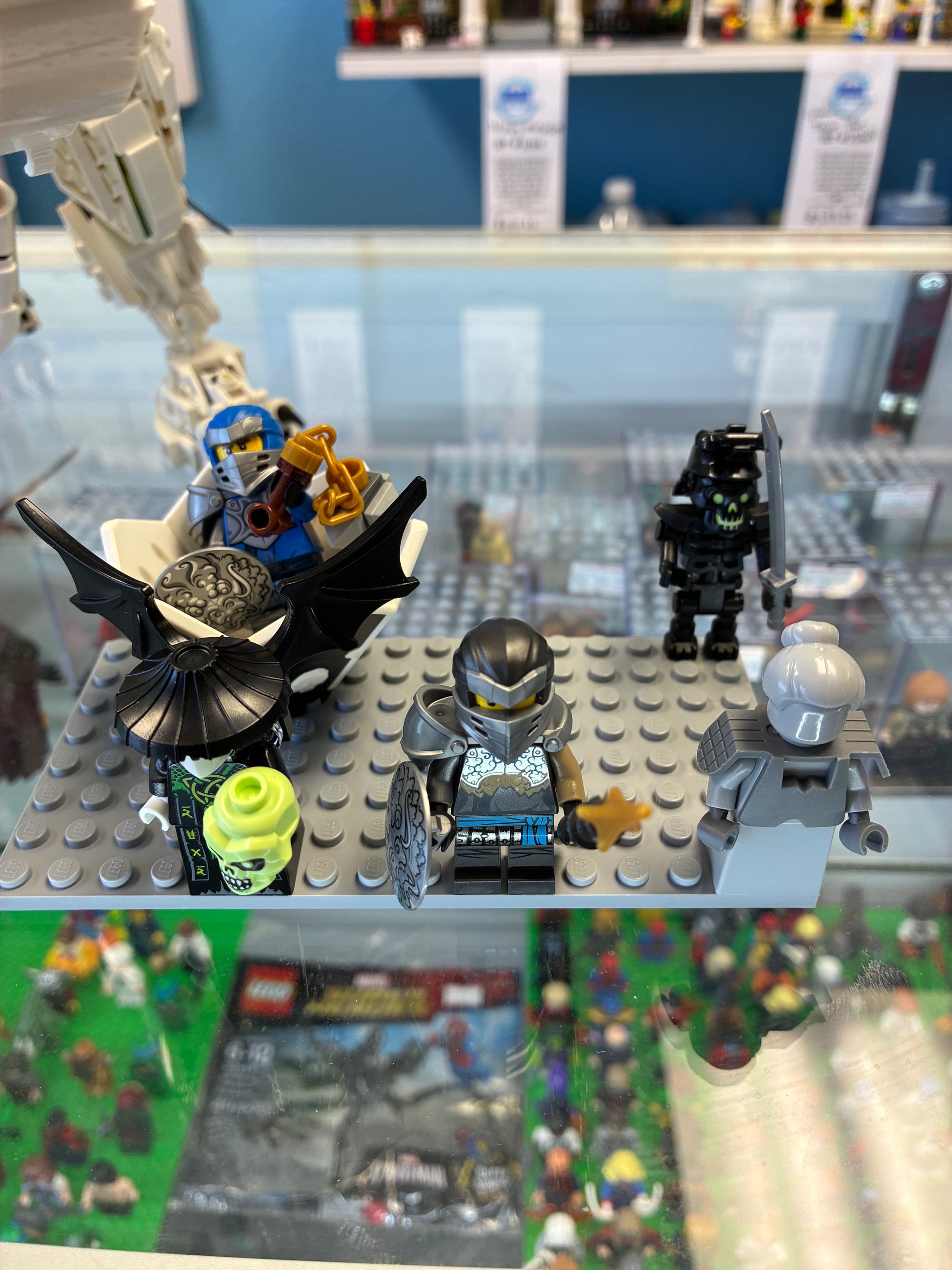 71721 Ninjago Skull Sorcerer’s Dragon *MISSING 3 FIGS & SIDE BUILD* - Used