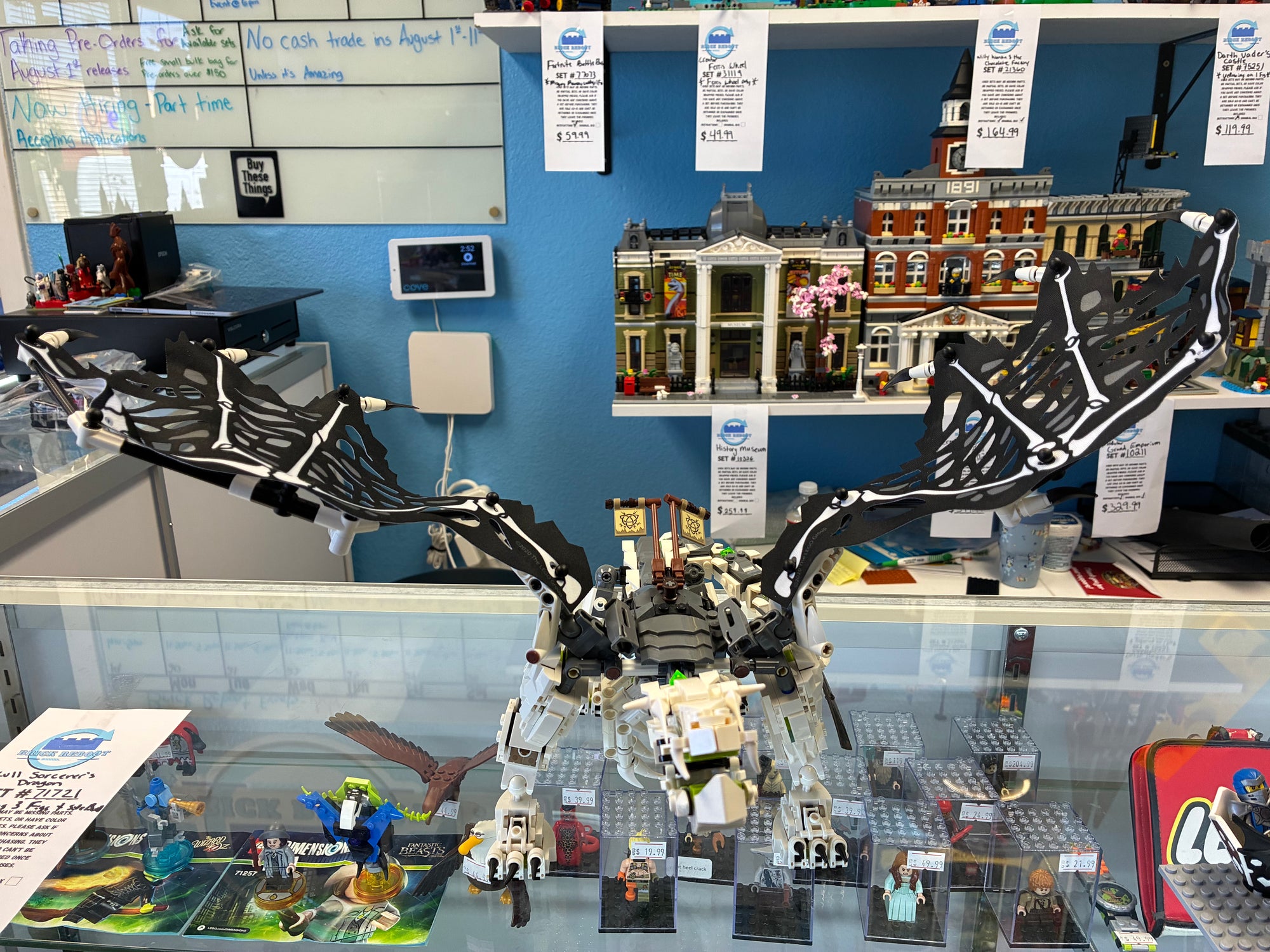 71721 Ninjago Skull Sorcerer’s Dragon *MISSING 3 FIGS & SIDE BUILD* - Used