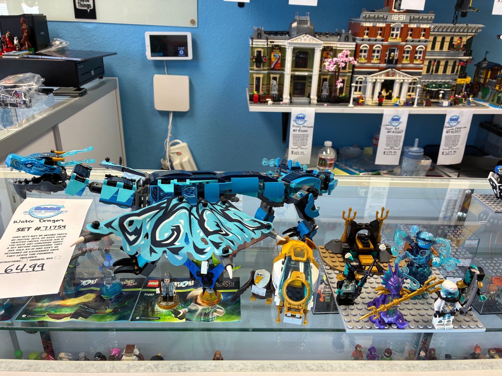 71754 Ninjago Water Dragon - Used