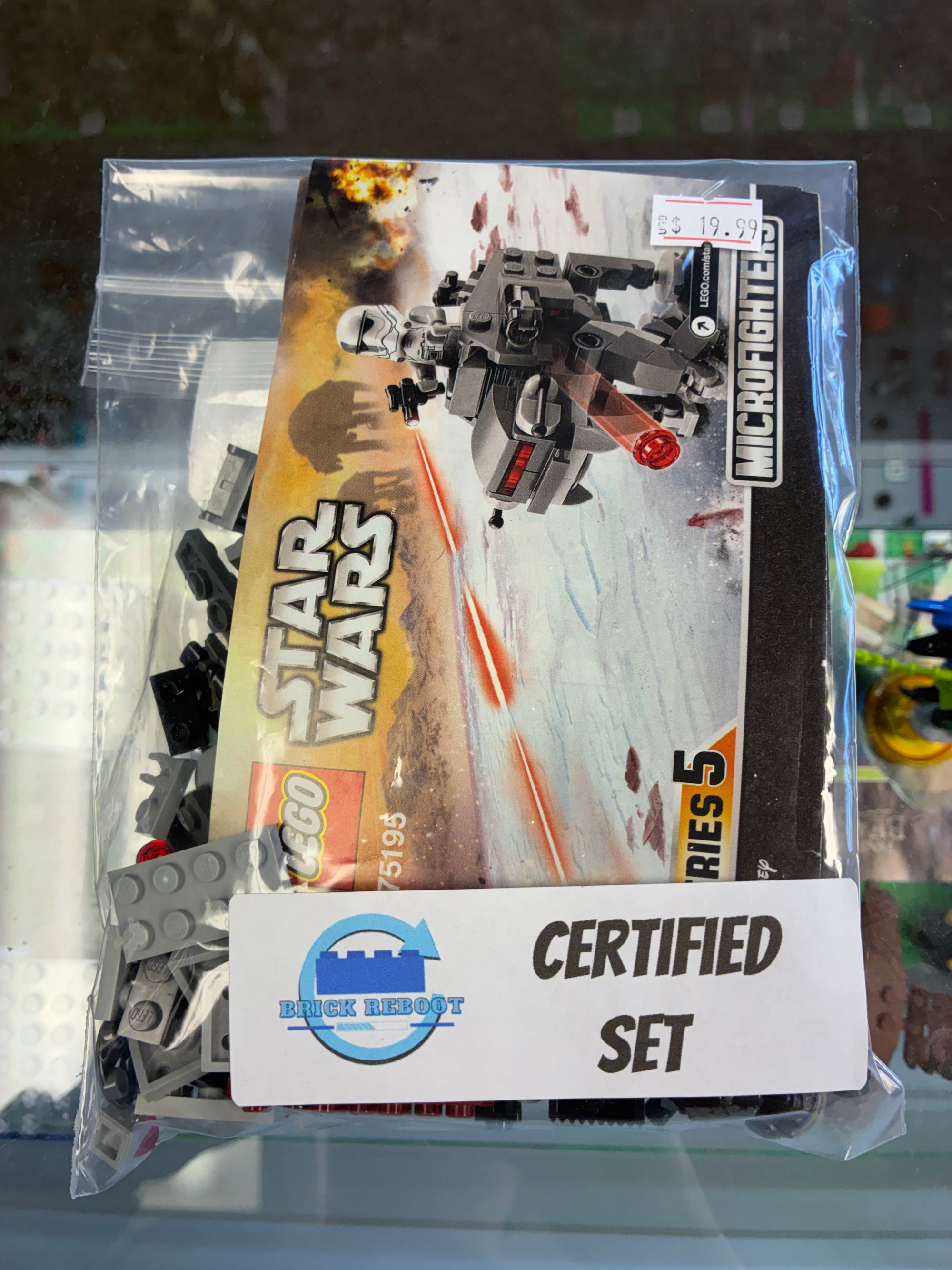 75195 Star Wars Ski Speeder vs. First Order Walker Microfighters - Certified