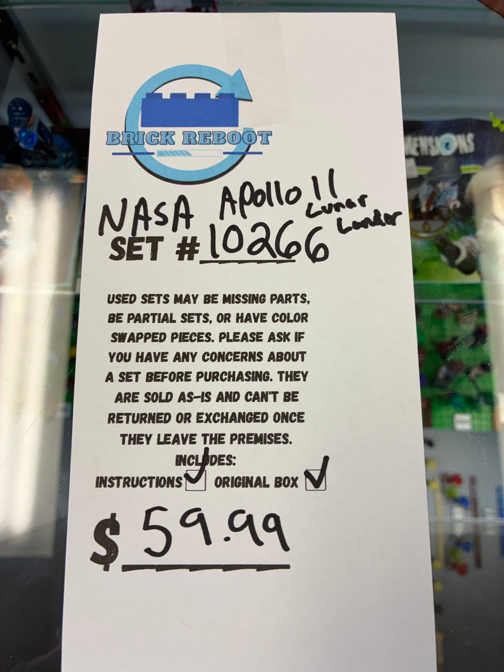 10266 NASA Apollo 11 Lunar Landing - Used
