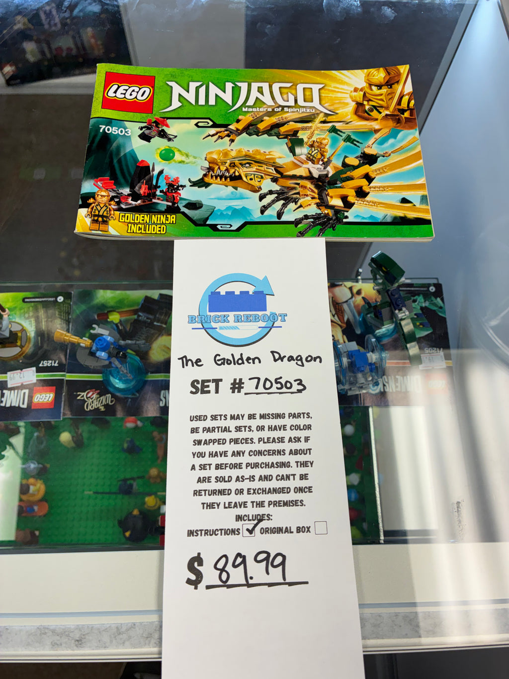 70503 NINJAGO The Golden Dragon - Used